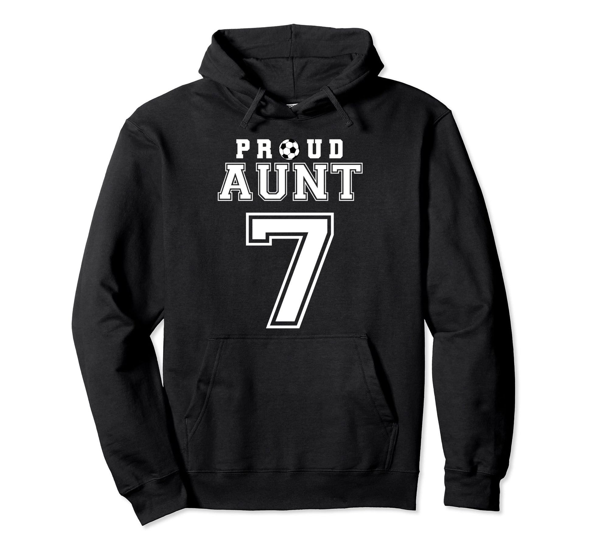 Number 7 Custom Proud Soccer Futbol Hoodie - Custom Art Print Men Women - T-Shirt, Sweatshirt, Hoodie