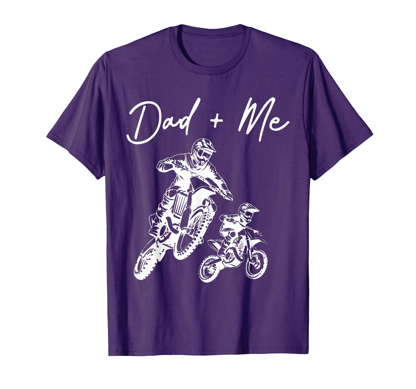 Daddy And Me Riding Father Motorcycle T-Shirt - Novelty Apparel Unisex - T-Shirt, Sweatshirt, Hoodie