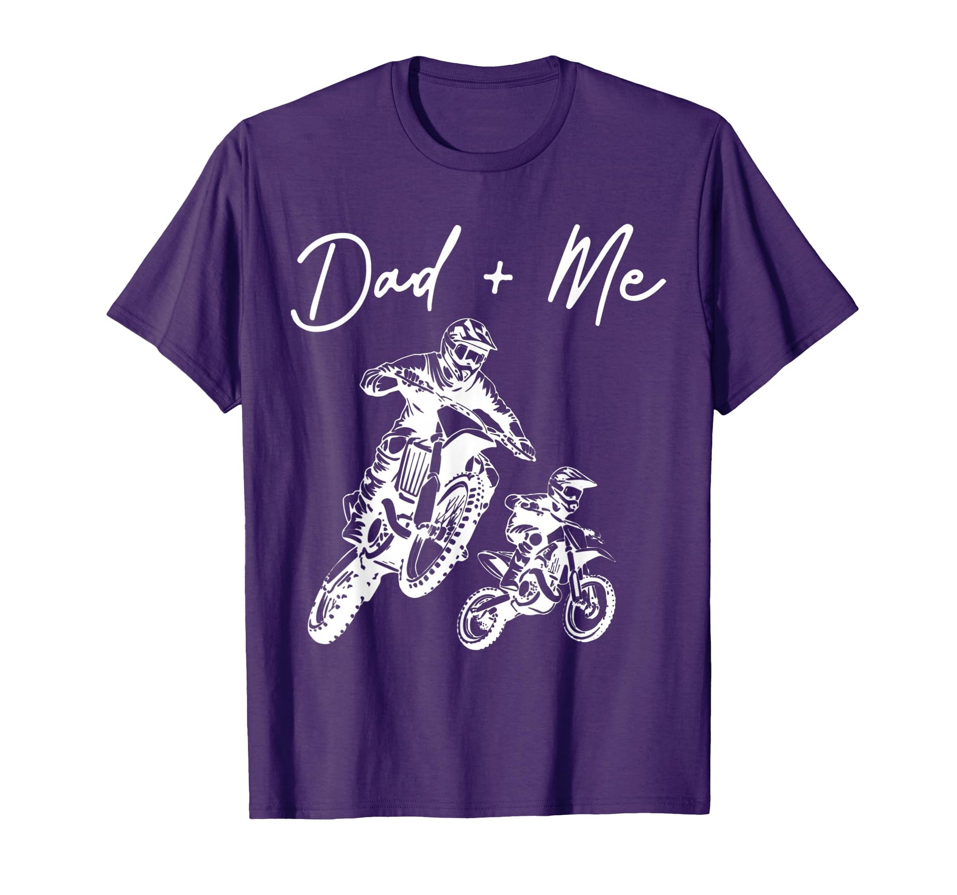 Daddy And Me Riding Father Motorcycle T-Shirt - Novelty Apparel Unisex - T-Shirt, Sweatshirt, Hoodie