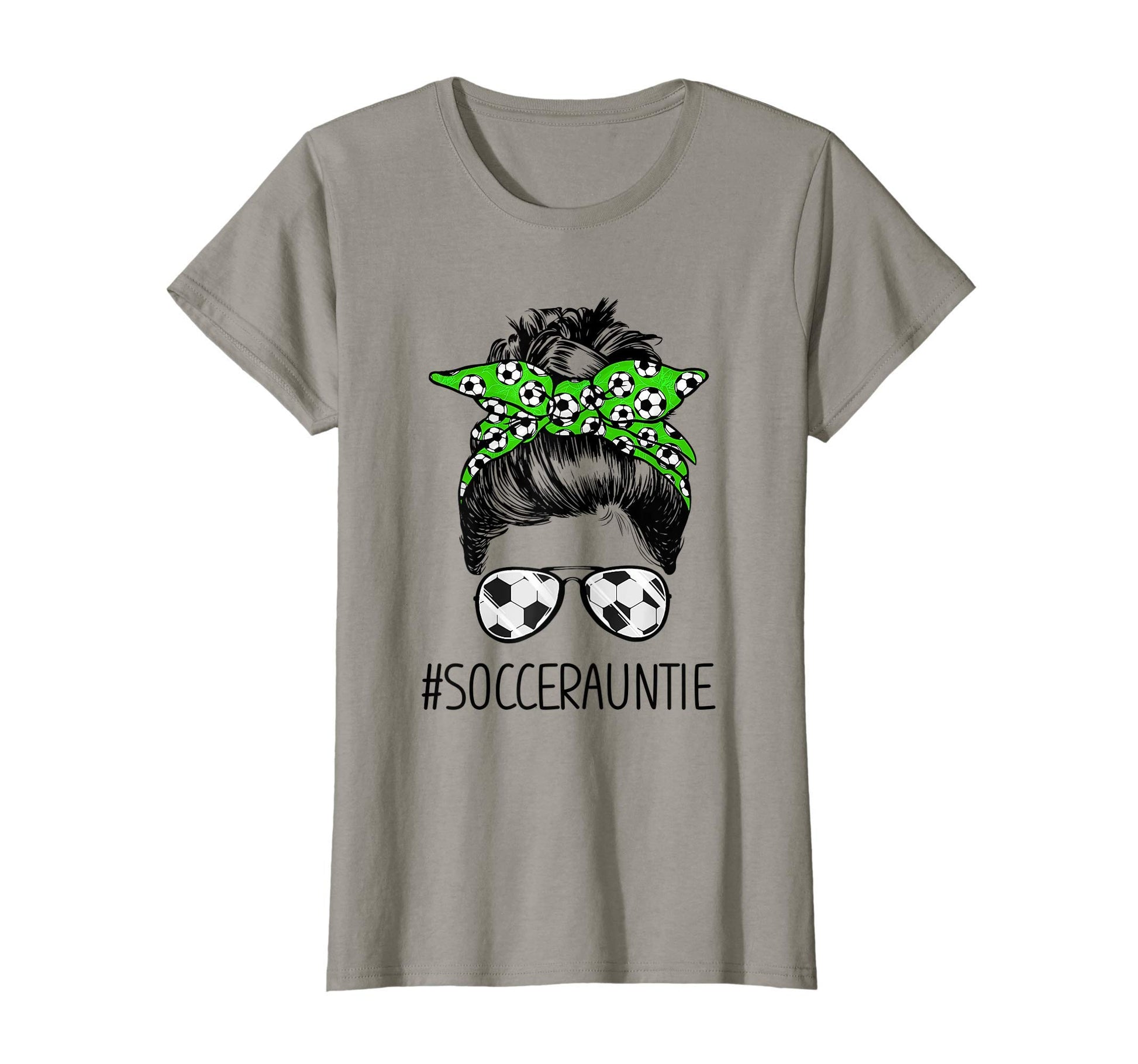 Womens Ph Messy Bun Soccer Auntie T-Shirt - Custom Art Print Unisex - T-Shirt, Sweatshirt, Hoodie