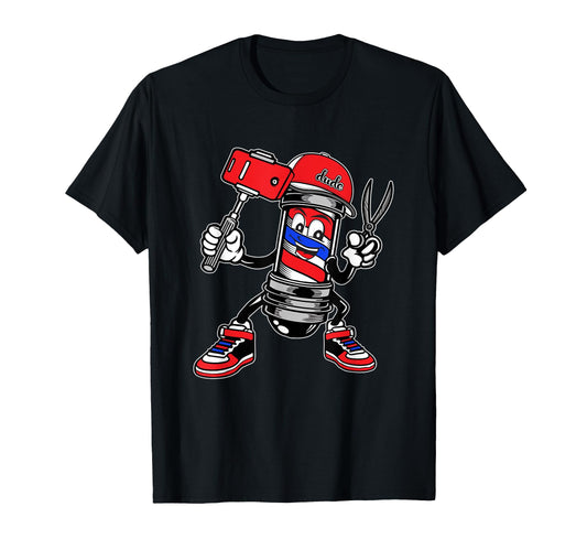 Barbershop Barber Pole Hairdresser T-Shirt - Fun Novelty Design for Adults - T-Shirt, Sweatshirt, Hoodie