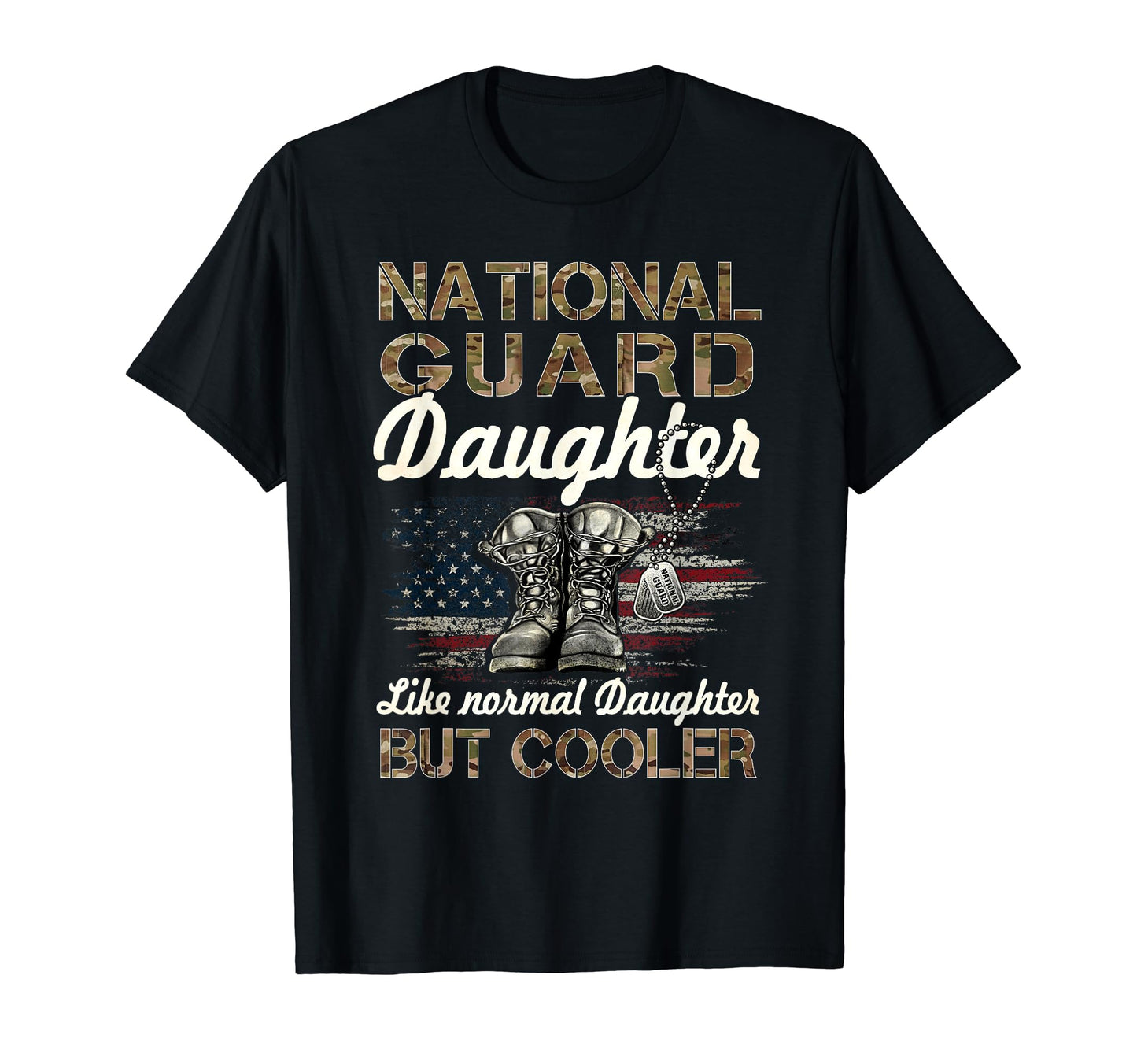 National Guard Daughter Proud T-Shirt - Minimalist Print Men Women - T-Shirt, Sweatshirt, Hoodie