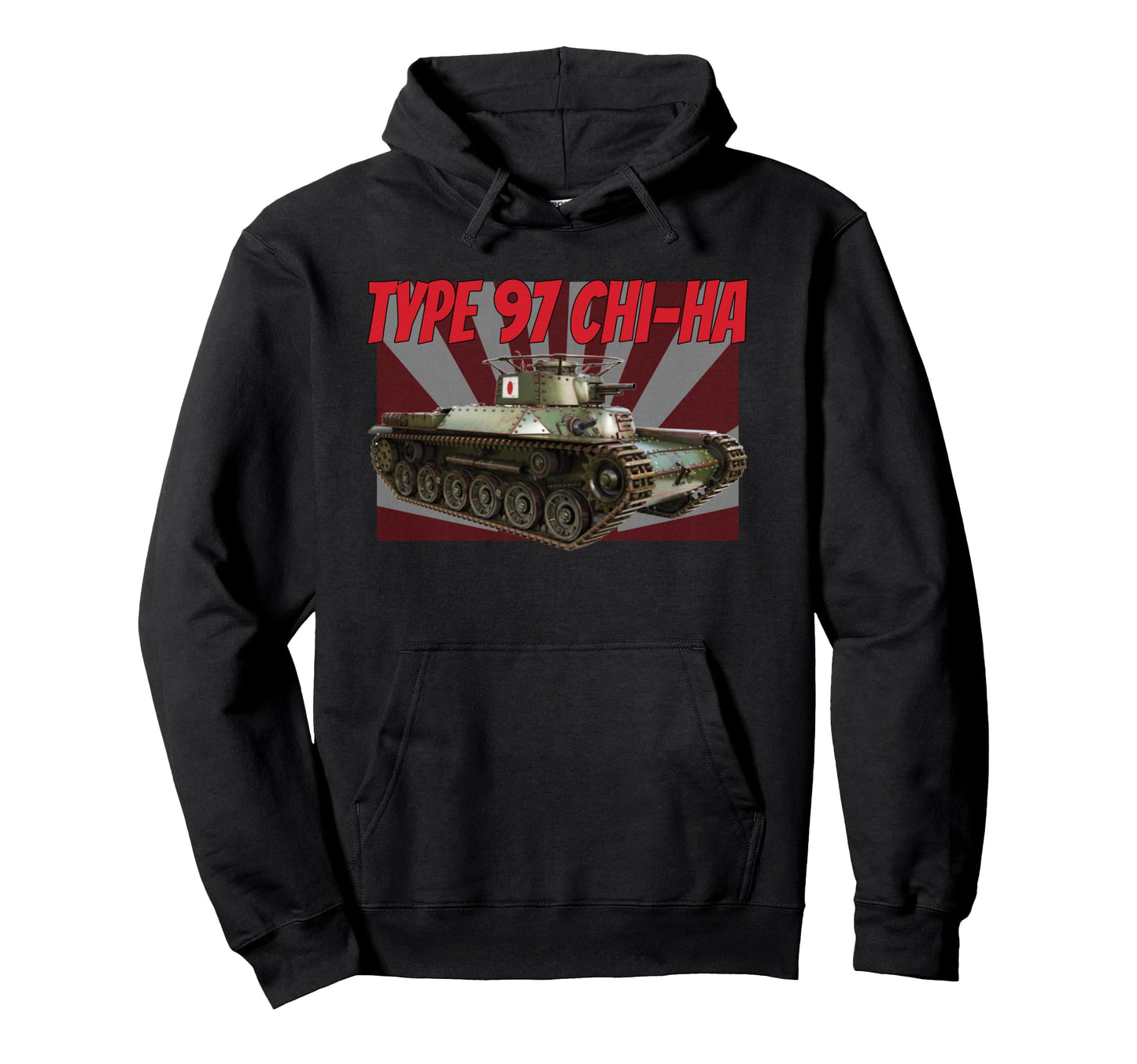 Ww2 Japanese Chi Ha Type 97 Medium Hoodie - Custom Art Print Men Women - T-Shirt, Sweatshirt, Hoodie