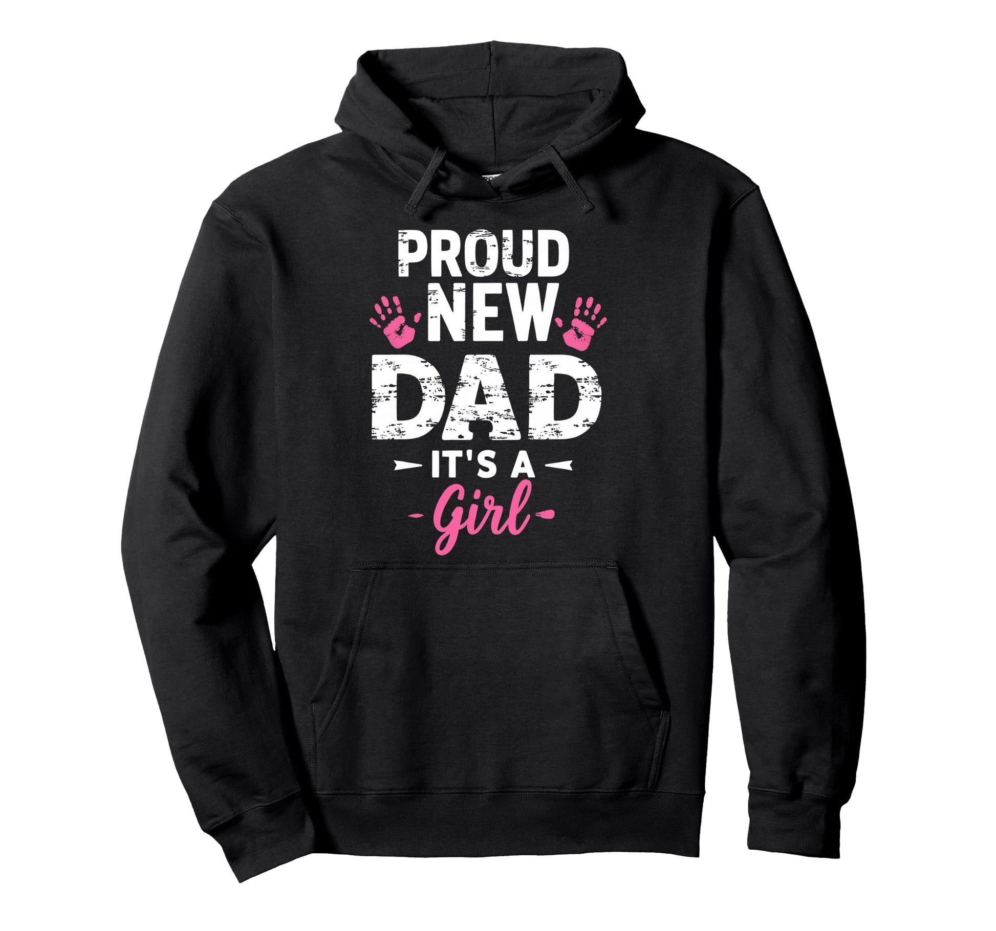 Proud New Dad Announcement Funny Hoodie - Custom Art Print Unisex - T-Shirt, Sweatshirt, Hoodie