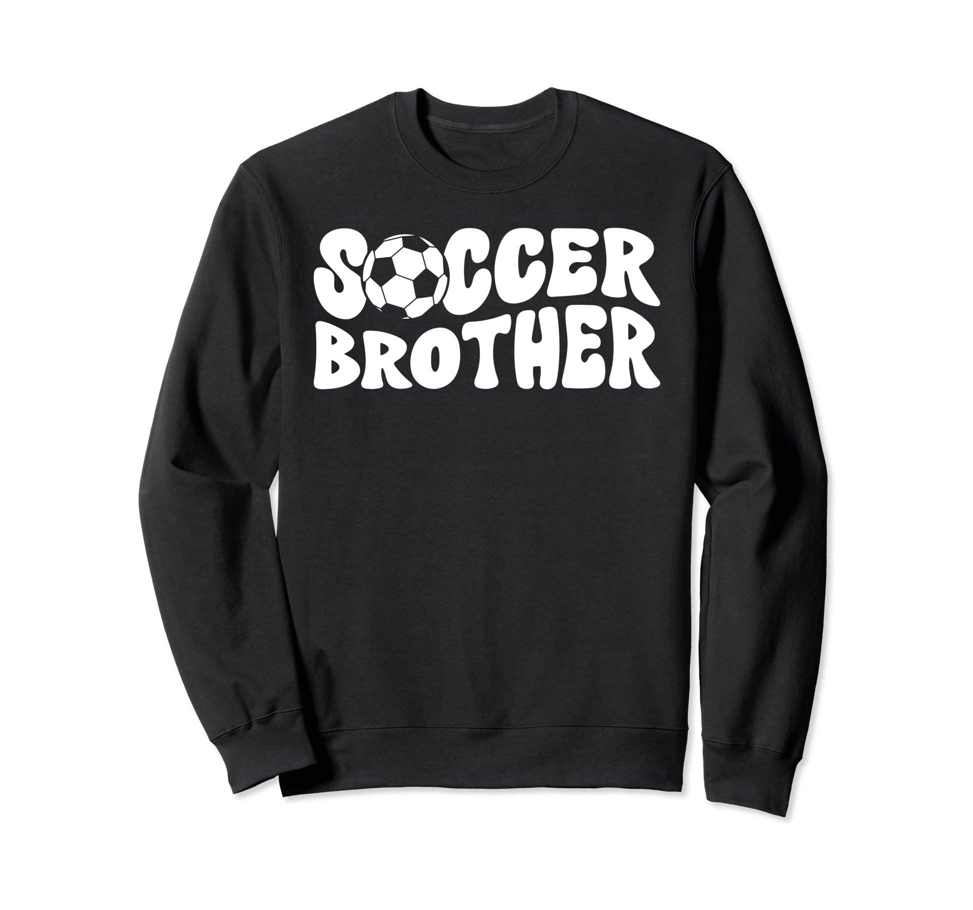 Soccer Brother Soccer Player Groovy Sweatshirt - Unique Graphic for Adults - T-Shirt, Sweatshirt, Hoodie
