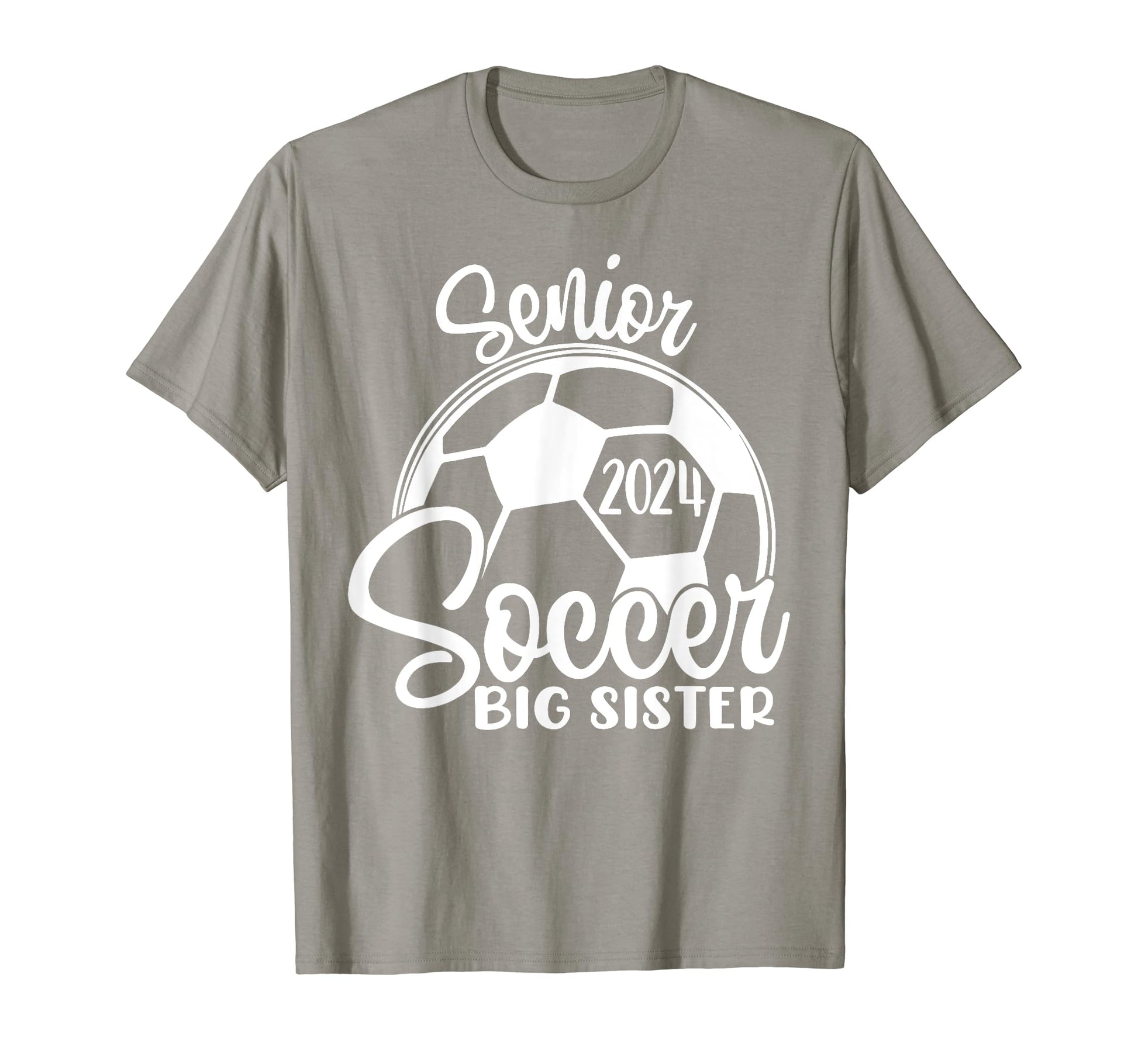 Senior Soccer Big Sister 2024 Class T-Shirt - Custom Art Print Men Women - T-Shirt, Sweatshirt, Hoodie