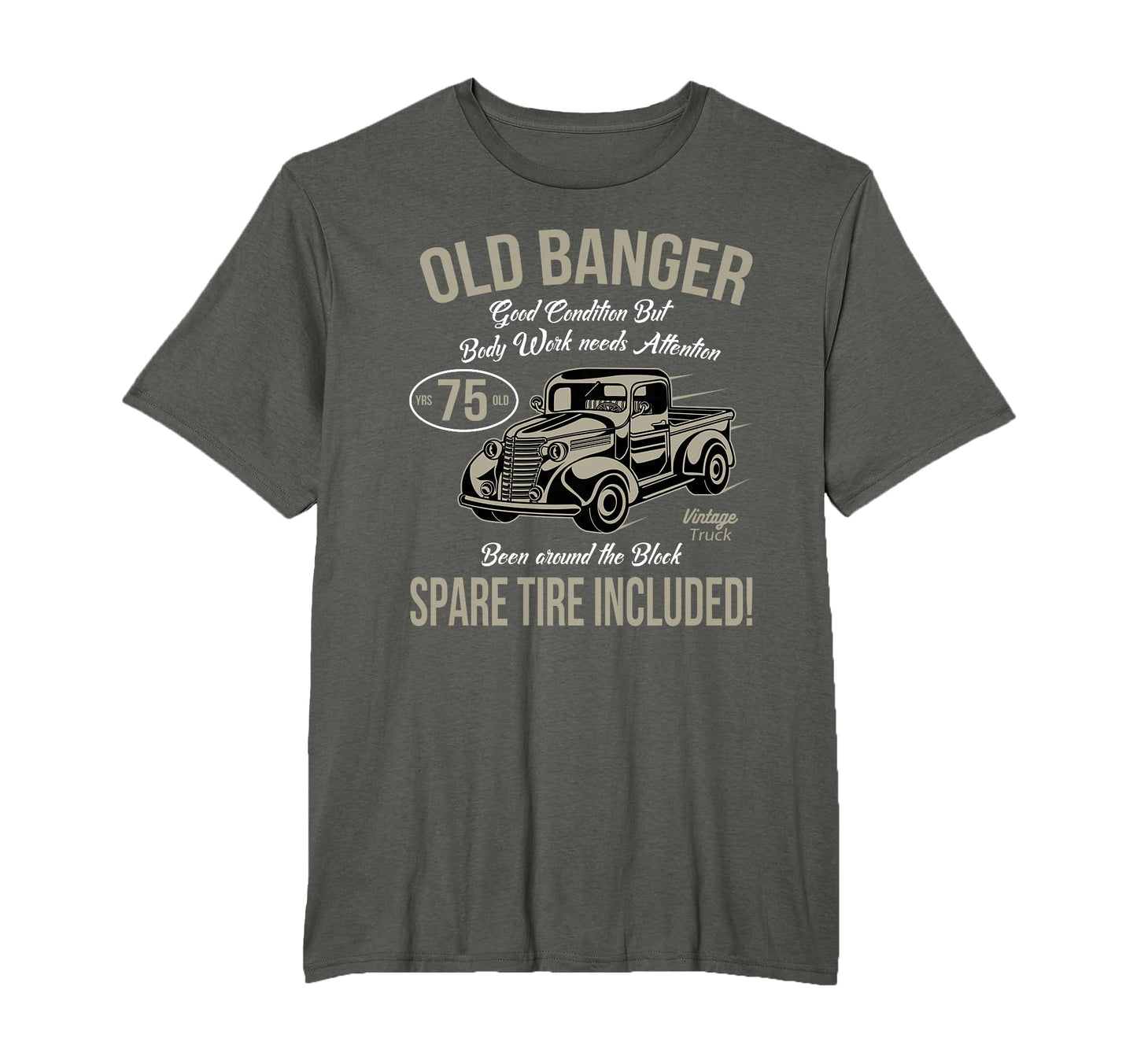 75Th Birthday Old Banger 75 Years T-Shirt - Custom Art Print for Adults - T-Shirt, Sweatshirt, Hoodie