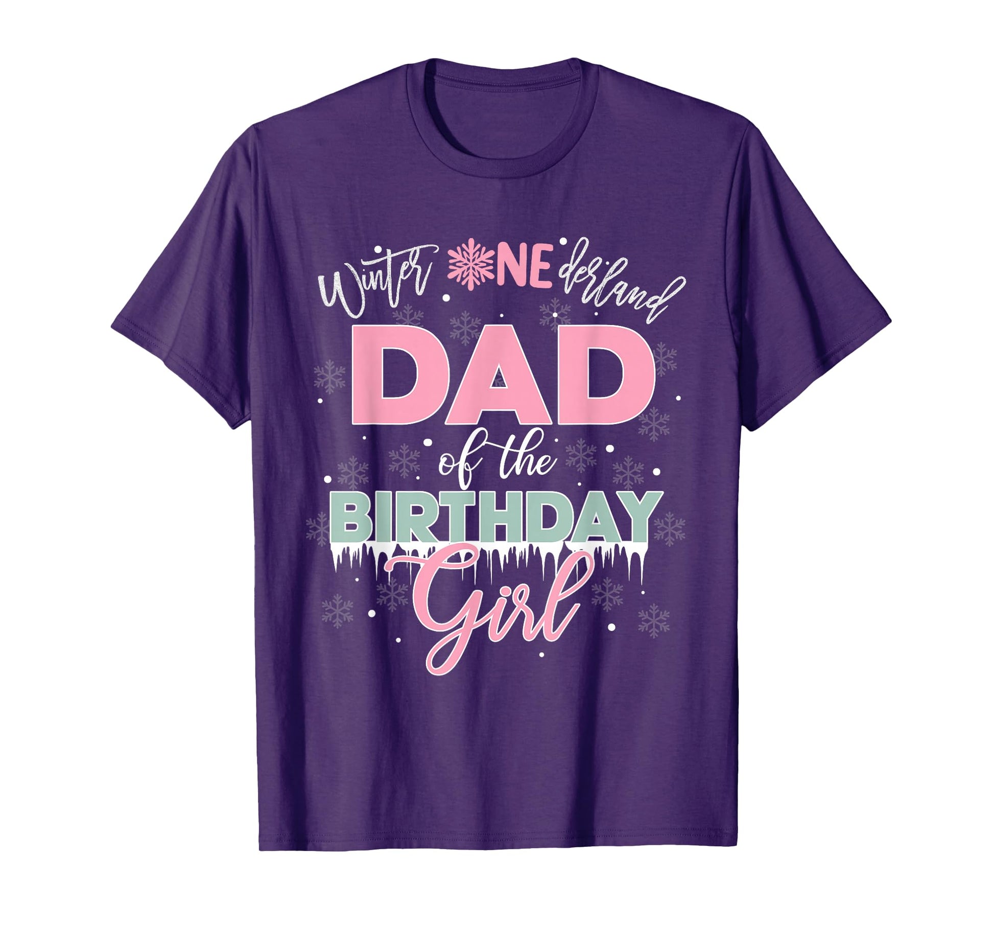 Dad Birthday Winter Onederland Family T-Shirt - Unique Graphic for Adults - T-Shirt, Sweatshirt, Hoodie