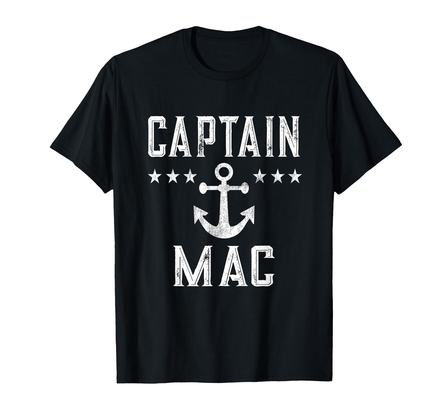 Captain Mac Personalized Lake Boating T-Shirt - Novelty Apparel for Adults - T-Shirt, Sweatshirt, Hoodie