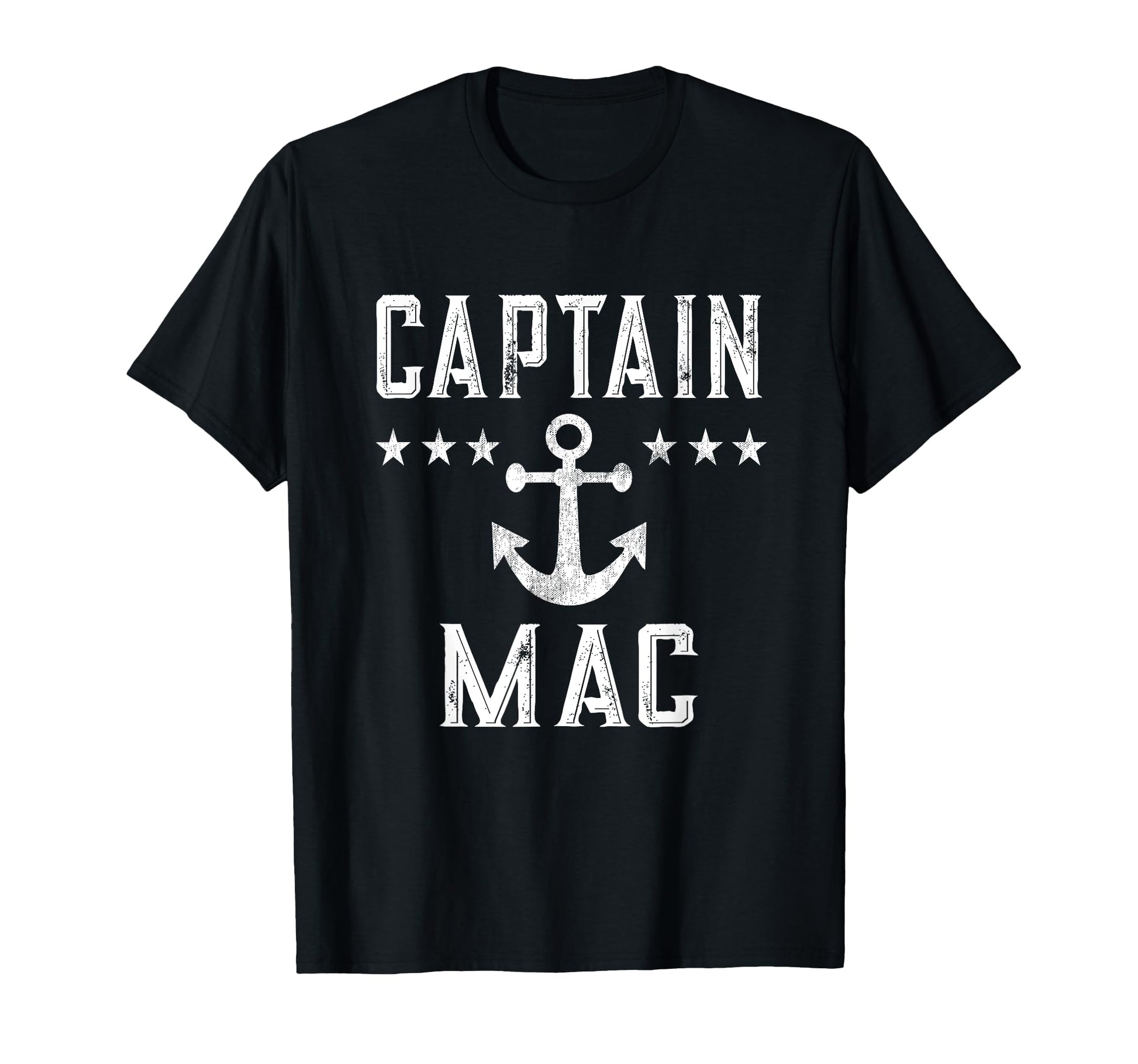 Captain Mac Personalized Lake Boating T-Shirt - Novelty Apparel for Adults - T-Shirt, Sweatshirt, Hoodie