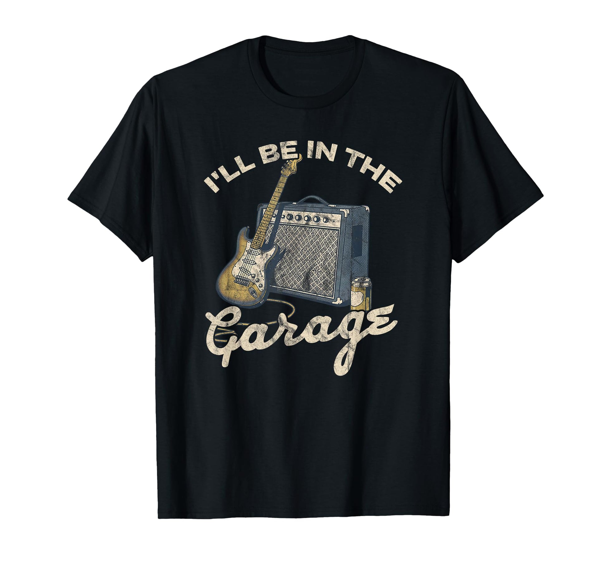 Funny Guitar Dad Garage Rock T-Shirt - Custom Art Print for Adults - T-Shirt, Sweatshirt, Hoodie