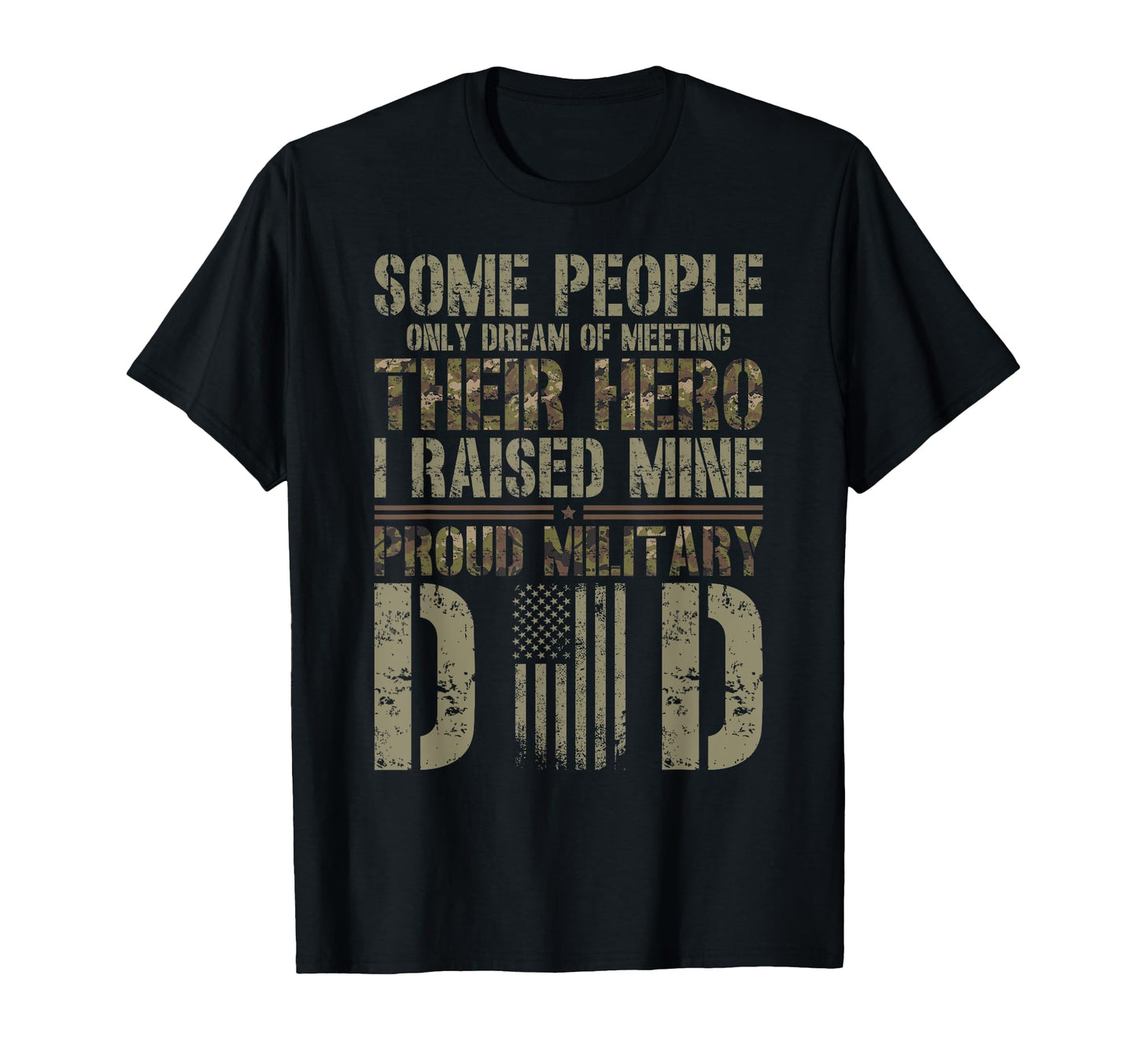 Proud Military Dad Military Father Us T-Shirt - Minimalist Print Unisex - T-Shirt, Sweatshirt, Hoodie