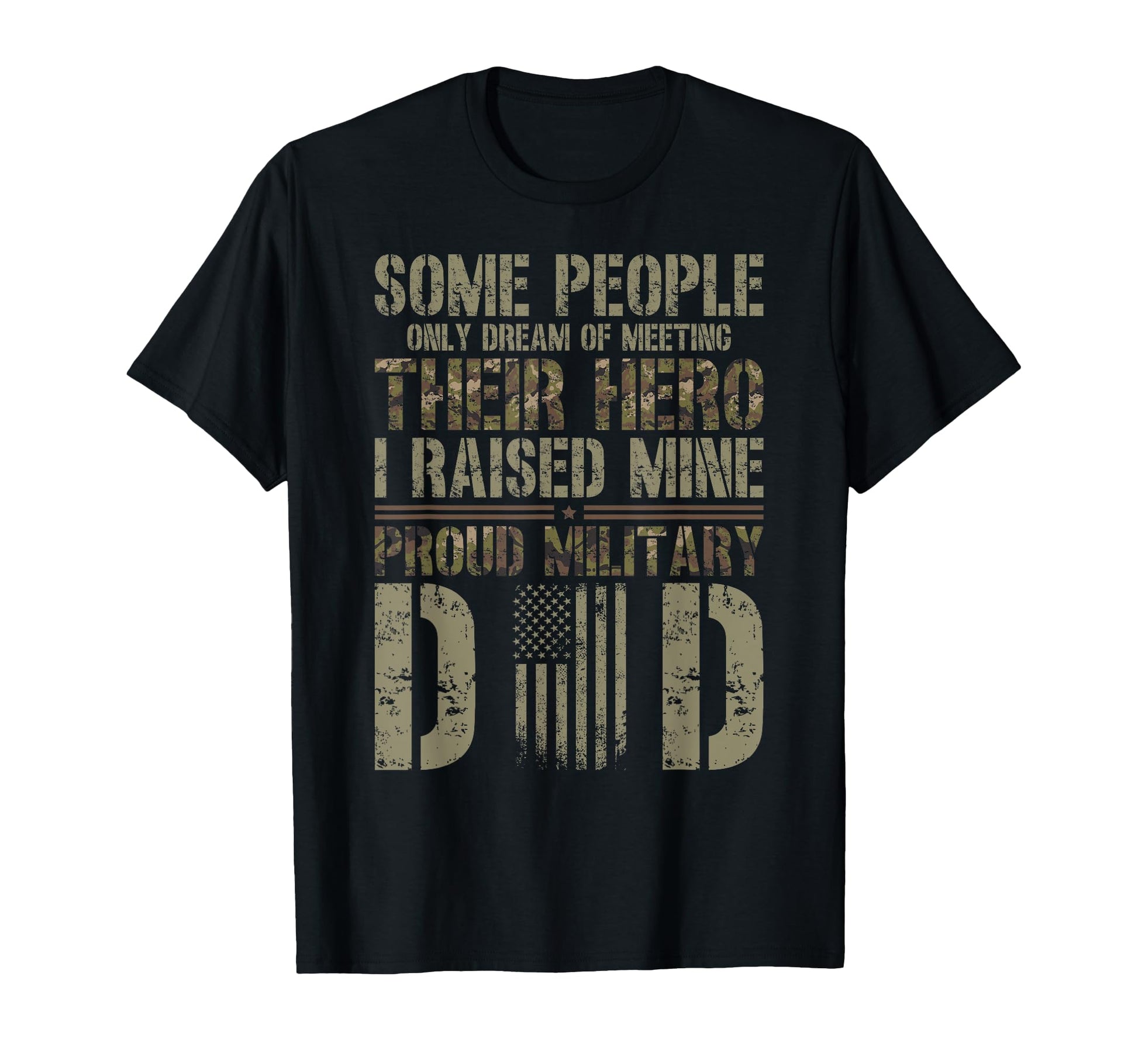 Proud Military Dad Military Father Us T-Shirt - Minimalist Print Unisex - T-Shirt, Sweatshirt, Hoodie