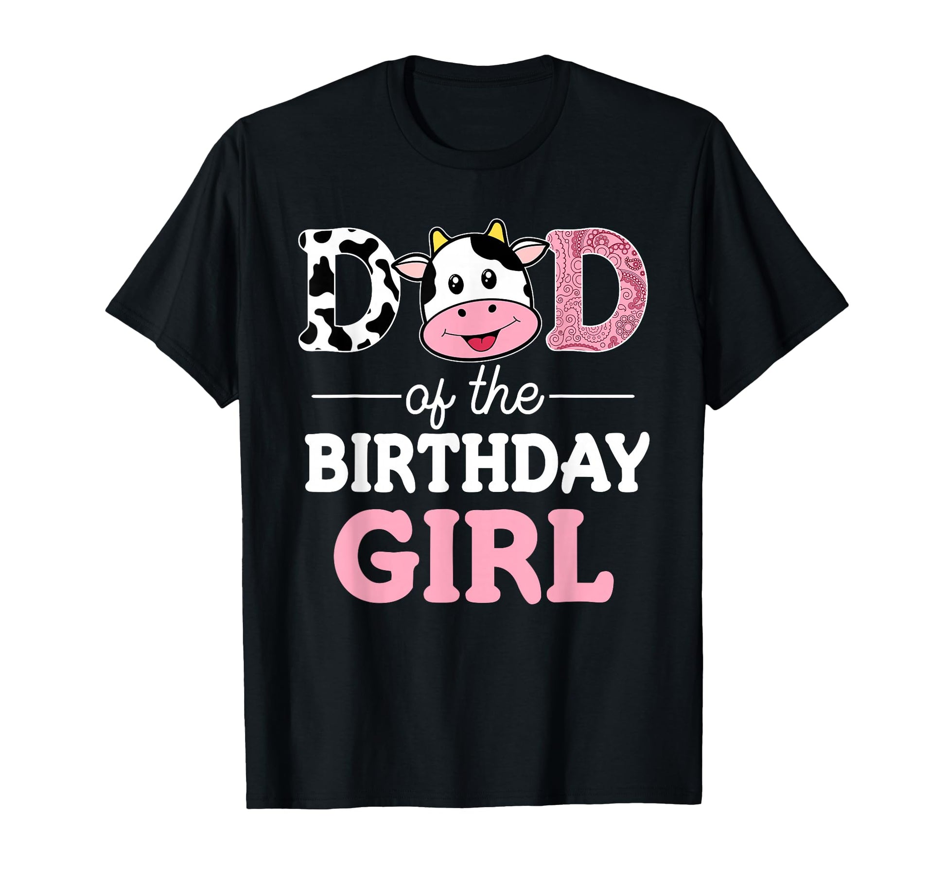 Dad Birthday Farm Cow Daddy Papa 1St T-Shirt - Custom Art Print Men Women - T-Shirt, Sweatshirt, Hoodie