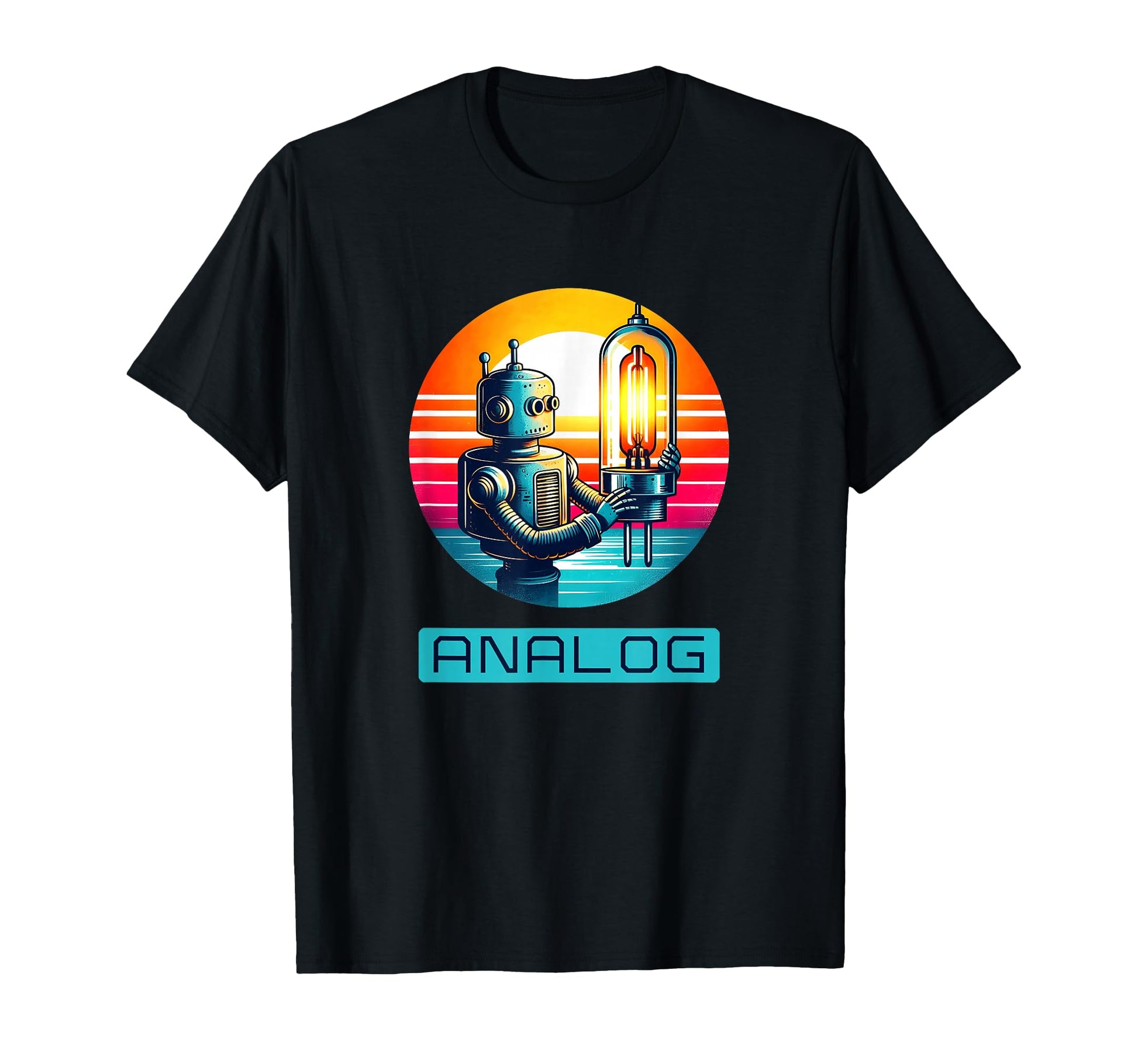 80S Vacuum Tube Amp Analog T-Shirt - Trendy Graphic Men Women - T-Shirt, Sweatshirt, Hoodie