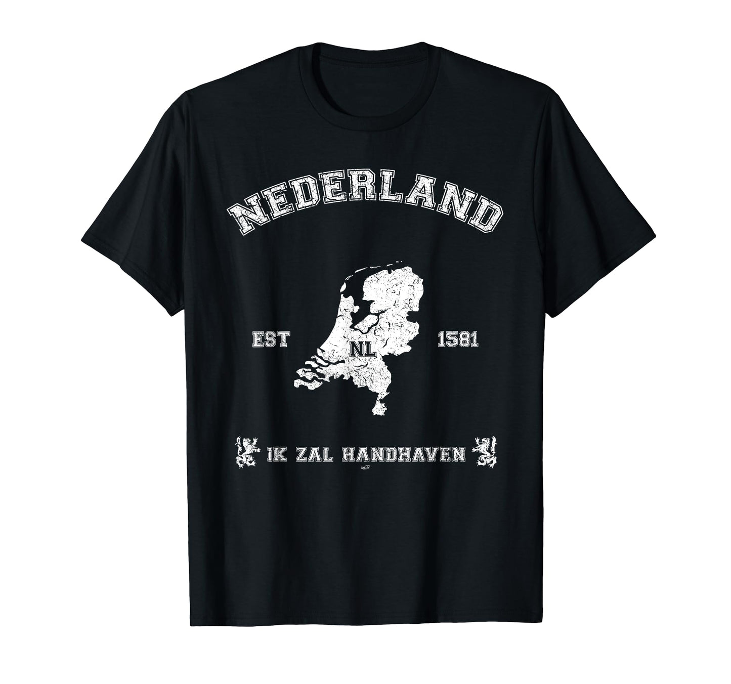 Netherlands Nederland Map Soccer T-Shirt - Fun Novelty Design for Adults - T-Shirt, Sweatshirt, Hoodie