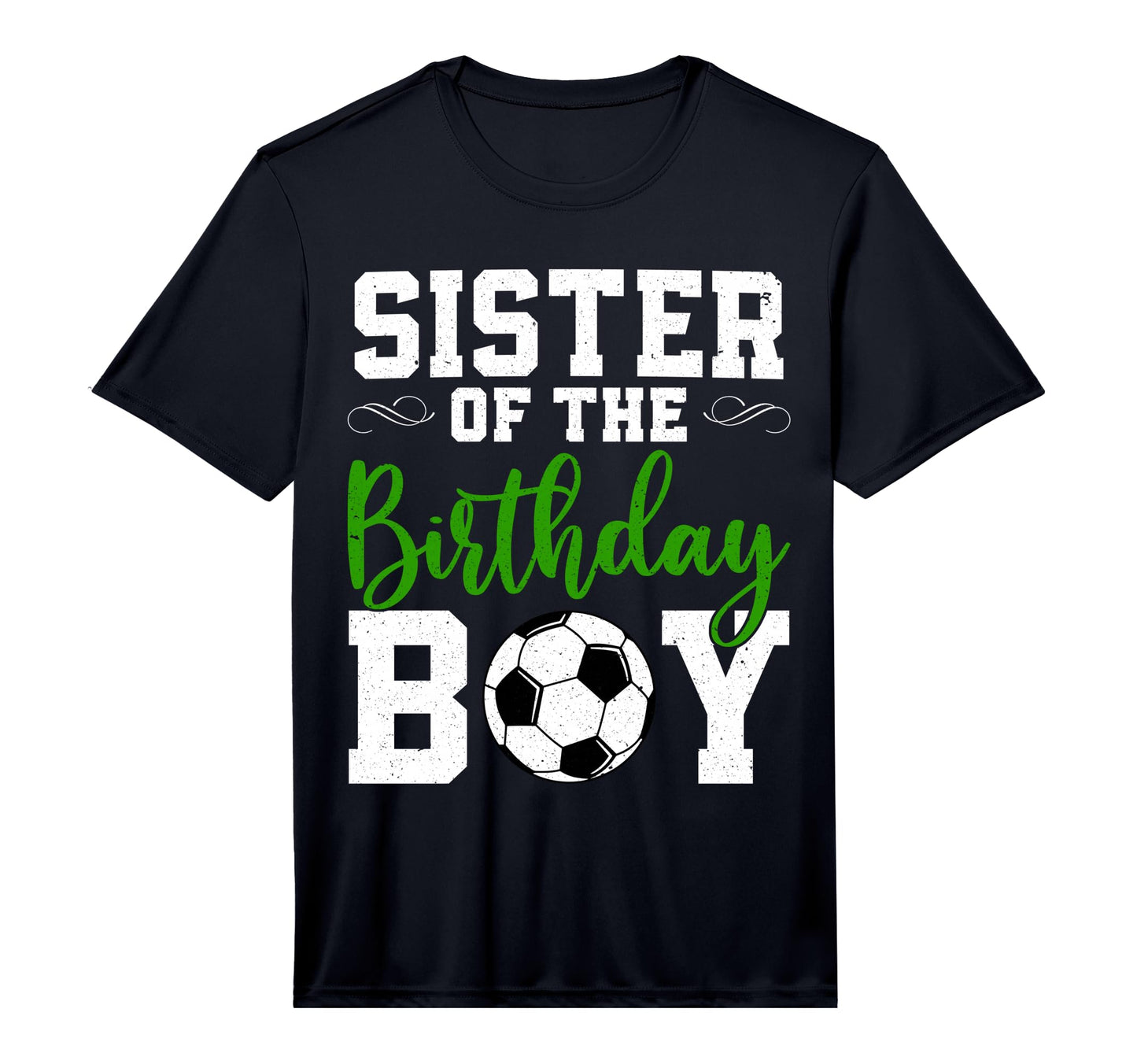 Sister Birthday Matching Soccer Birthday T-Shirt - Trendy Graphic Unisex - T-Shirt, Sweatshirt, Hoodie