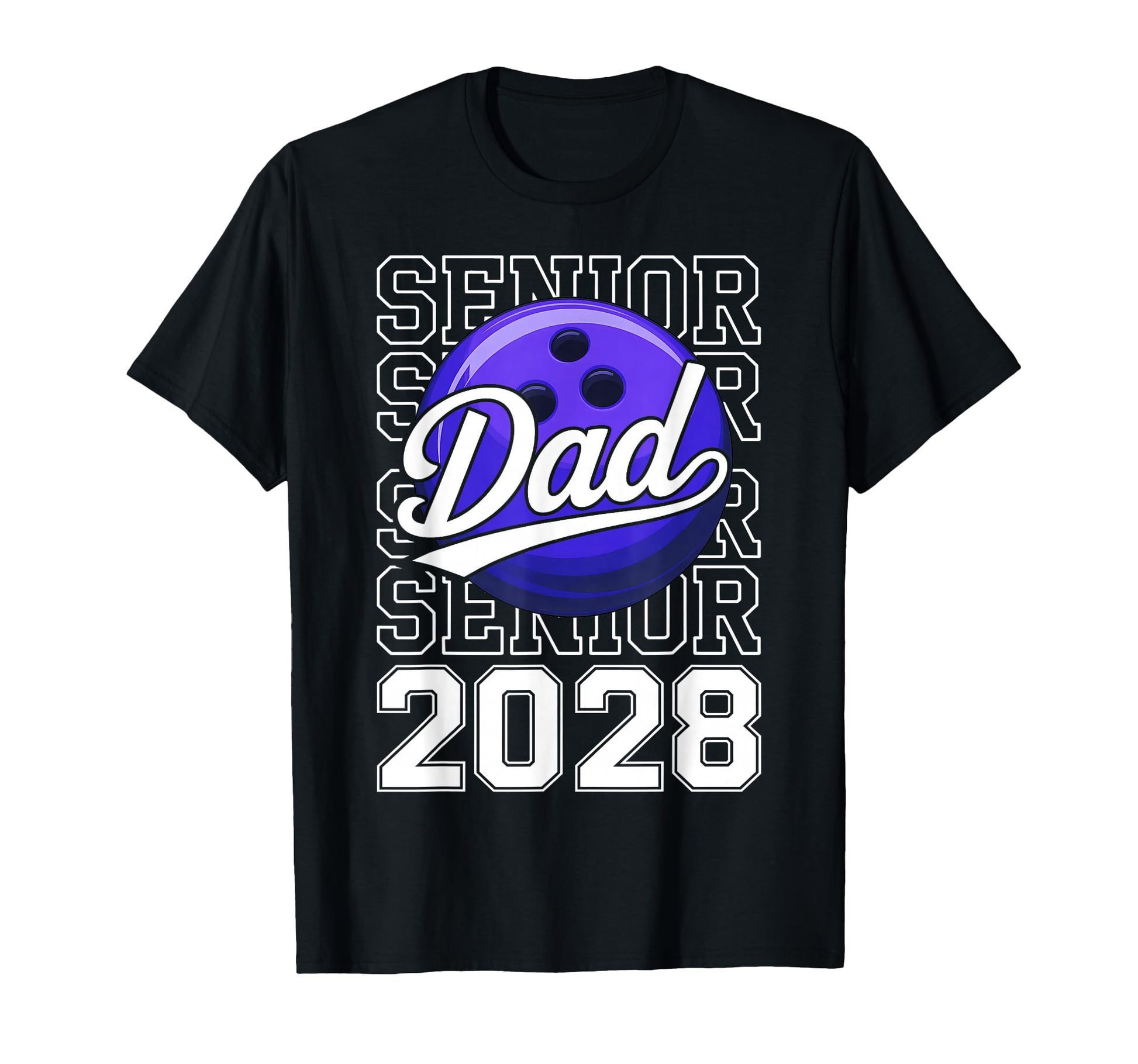 Proud Dad 2028 Senior Graduate T-Shirt - Minimalist Print for Adults - T-Shirt, Sweatshirt, Hoodie