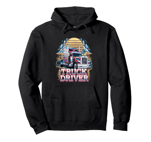 American Truckers Trucker Or Trucker Dad Hoodie - Streetwear Style Unisex - T-Shirt, Sweatshirt, Hoodie