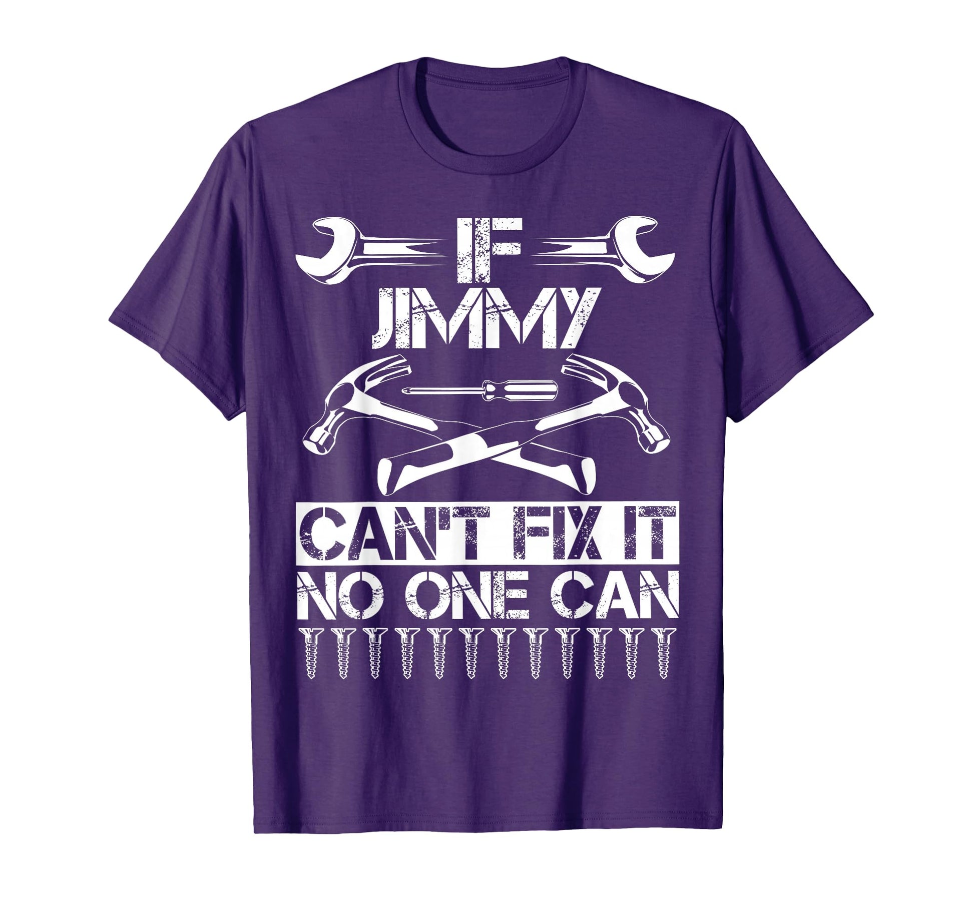 Jimmy Fix It Funny Birthday T-Shirt - Minimalist Print for Adults - T-Shirt, Sweatshirt, Hoodie