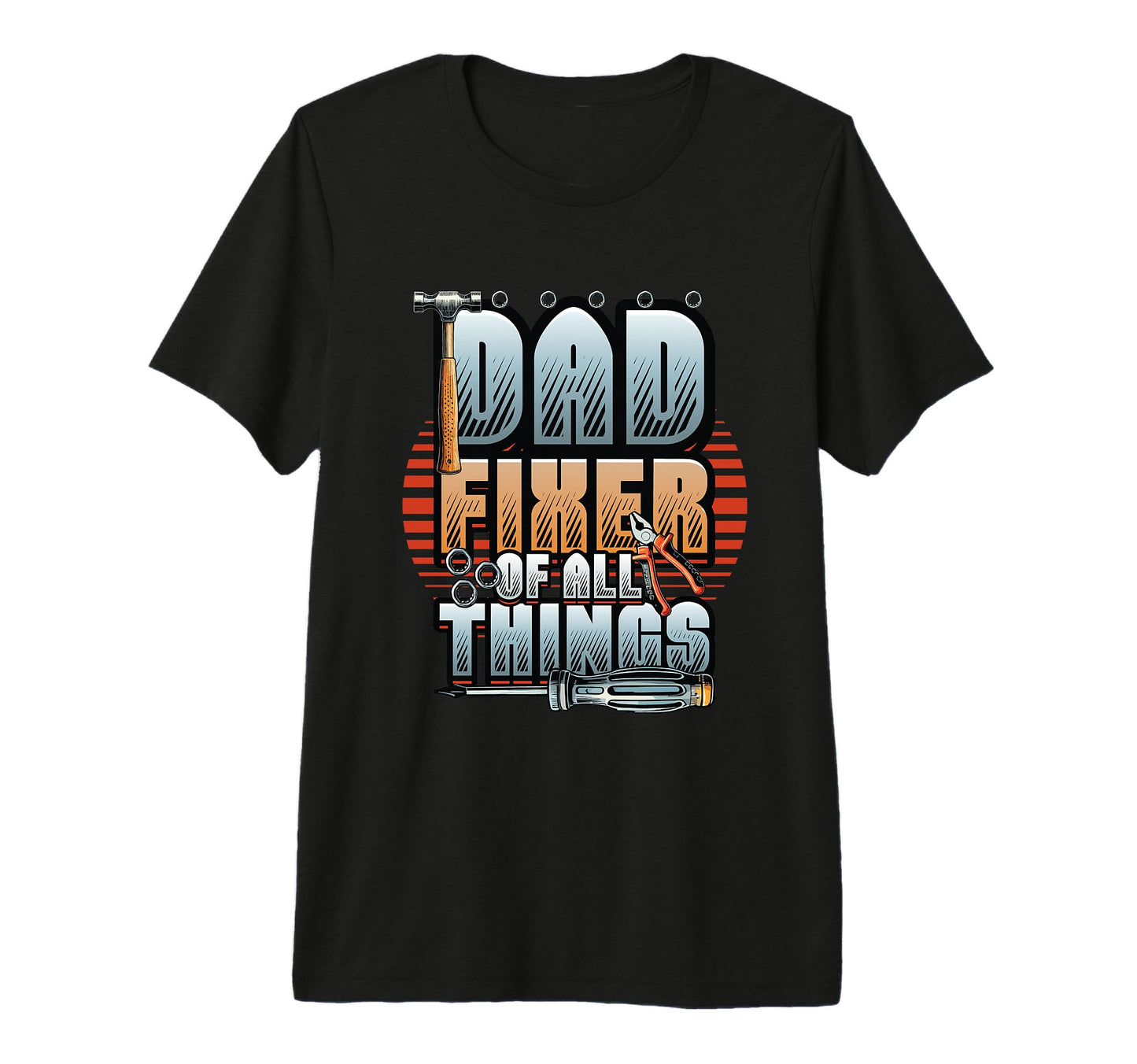 Mens Fixer All Things Handyman T-Shirt - Fun Novelty Design for Adults - T-Shirt, Sweatshirt, Hoodie