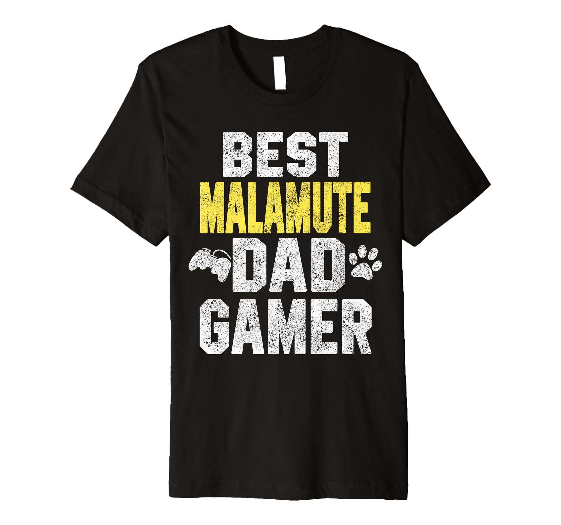 Best Malamute Dad Gamer Funny Dog T-Shirt - Novelty Apparel Men Women - T-Shirt, Sweatshirt, Hoodie