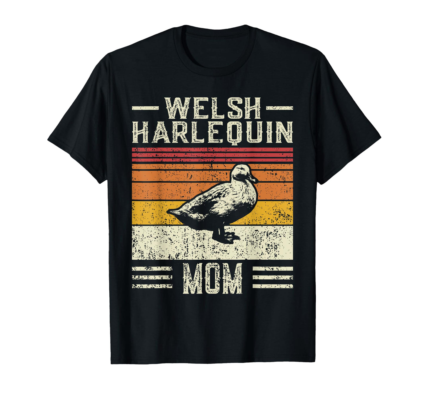 Best Duck Mom Welsh Harlequin T-Shirt - Aesthetic Graphic Men Women - T-Shirt, Sweatshirt, Hoodie