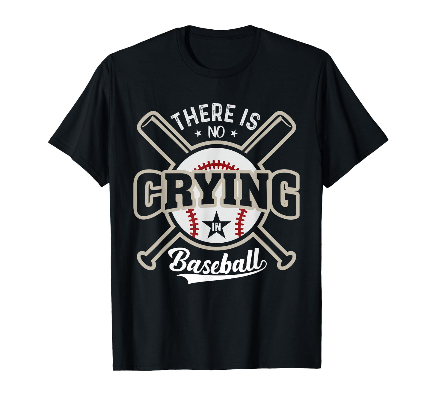 Funny There Is No Crying Baseball Hoodie - Casual Everyday Wear Unisex - T-Shirt, Sweatshirt, Hoodie
