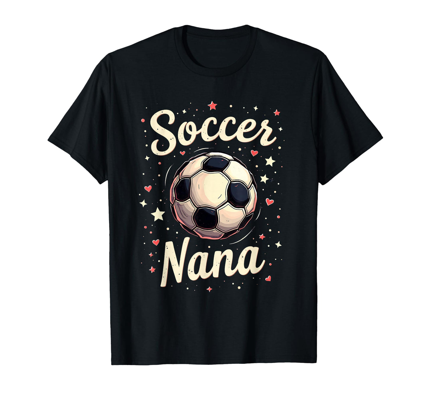 Proud Soccer Nana Funny Grandma T-Shirt - Custom Art Print for Adults - T-Shirt, Sweatshirt, Hoodie