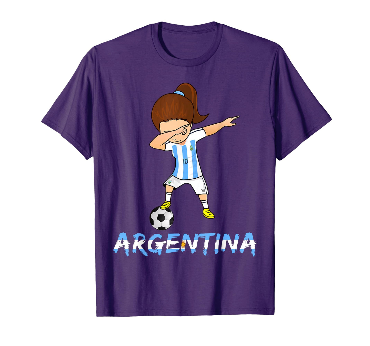 Dabbing Argentina Soccer 2018 Football T-Shirt - Minimalist Print Unisex - T-Shirt, Sweatshirt, Hoodie