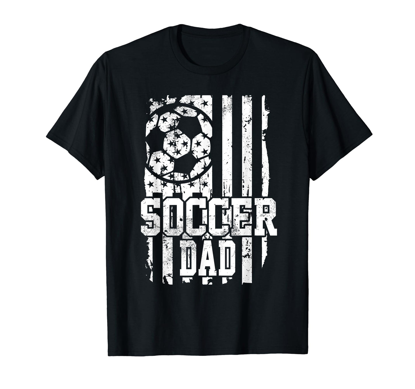 Usa Flag Soccer Dad Soccer Game Day T-Shirt - Novelty Apparel for Adults - T-Shirt, Sweatshirt, Hoodie