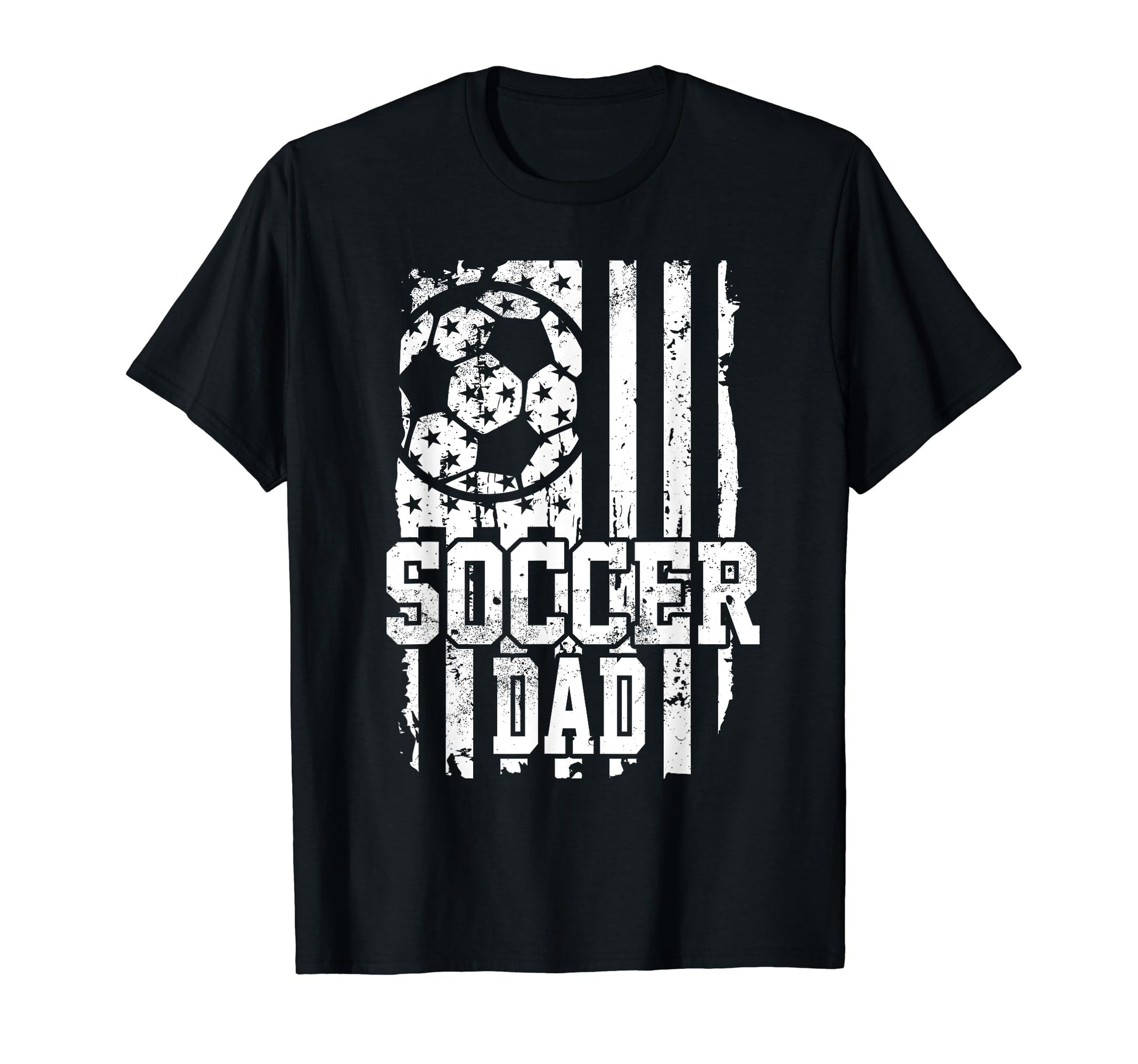 Usa Flag Soccer Dad Soccer Game Day T-Shirt - Novelty Apparel for Adults - T-Shirt, Sweatshirt, Hoodie