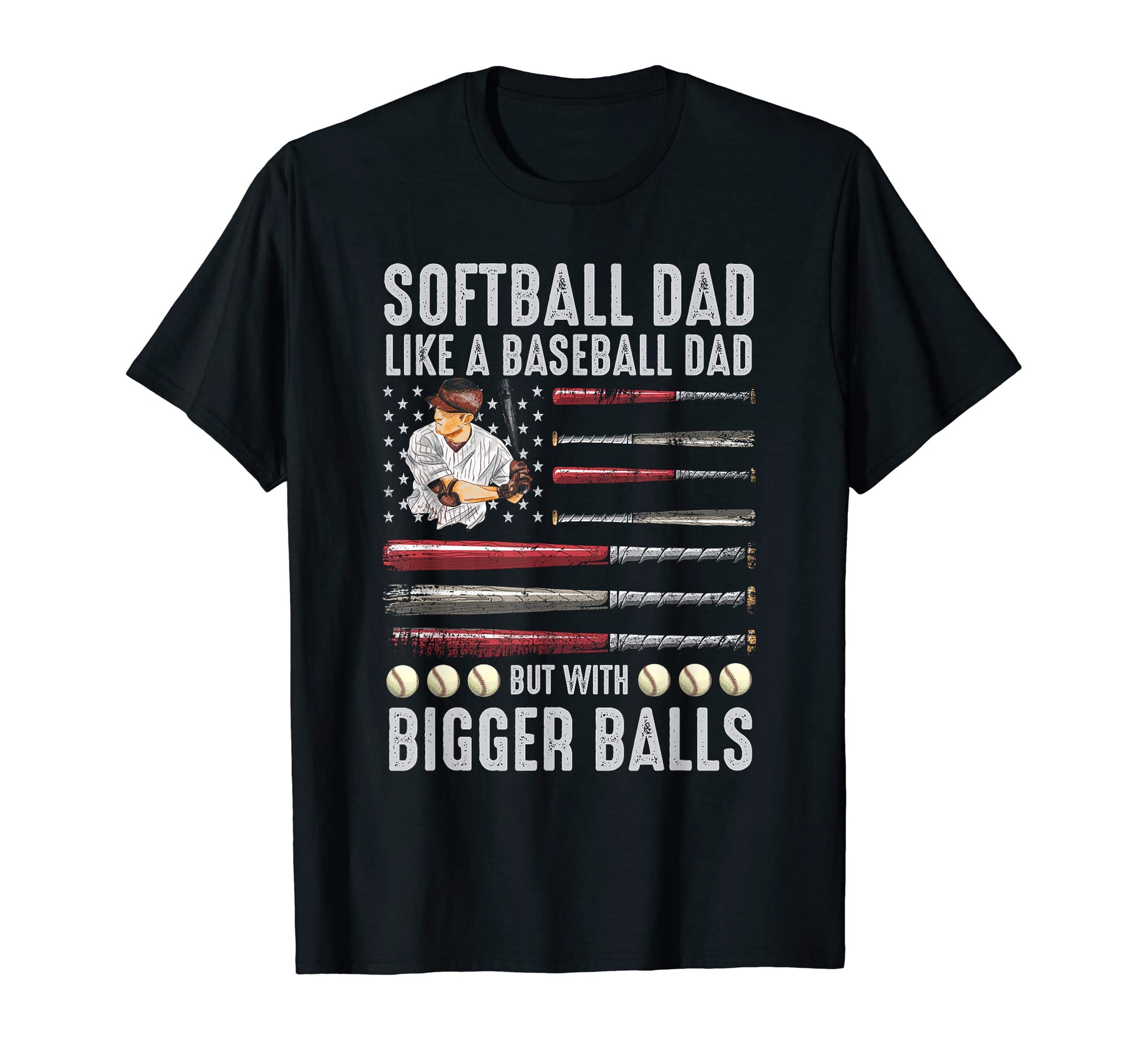 Softball Dad Like Baseball Dad But T-Shirt - Aesthetic Graphic Unisex - T-Shirt, Sweatshirt, Hoodie
