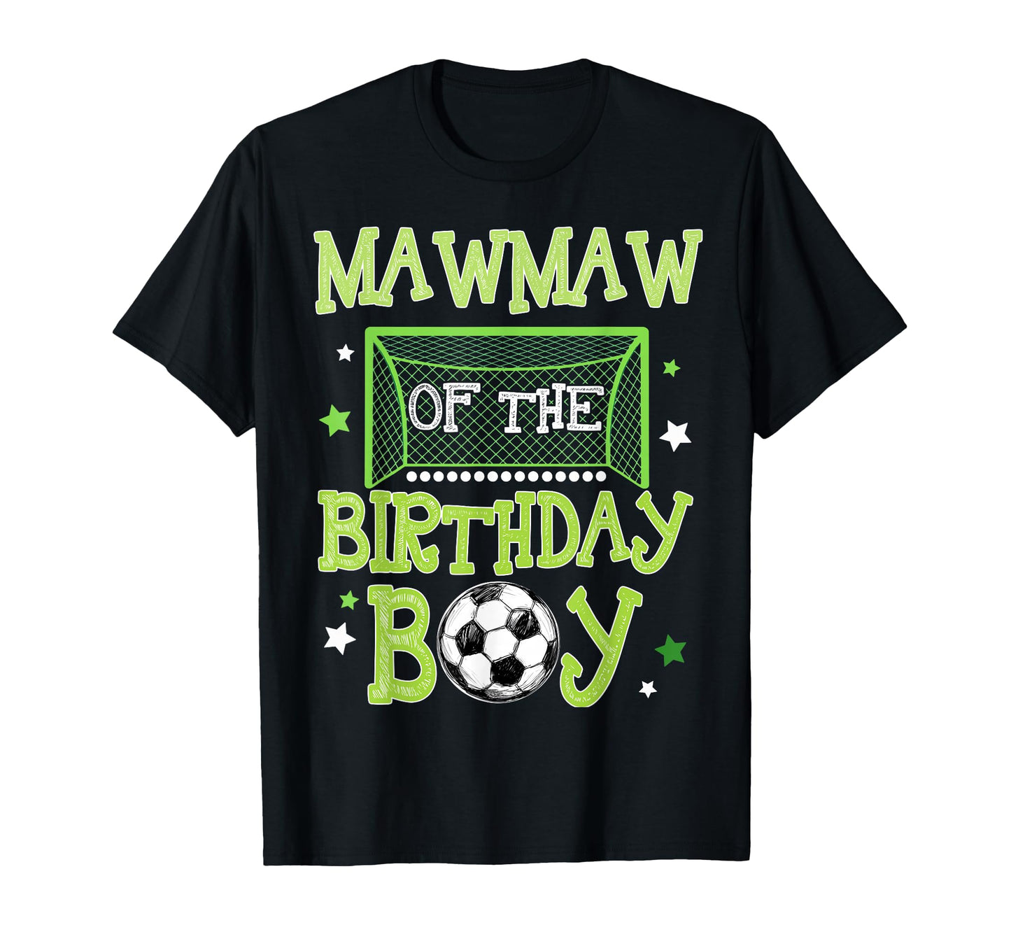 Mawmaw Birthday Soccer Family T-Shirt - Minimalist Print for Adults - T-Shirt, Sweatshirt, Hoodie