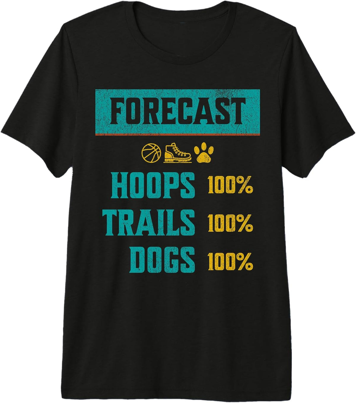 Retro Hoops Dogs Hiking Outdoors Collective - Adult & Kids T-Shirts, Sweatshirts & Hoodies apparel design preview 1