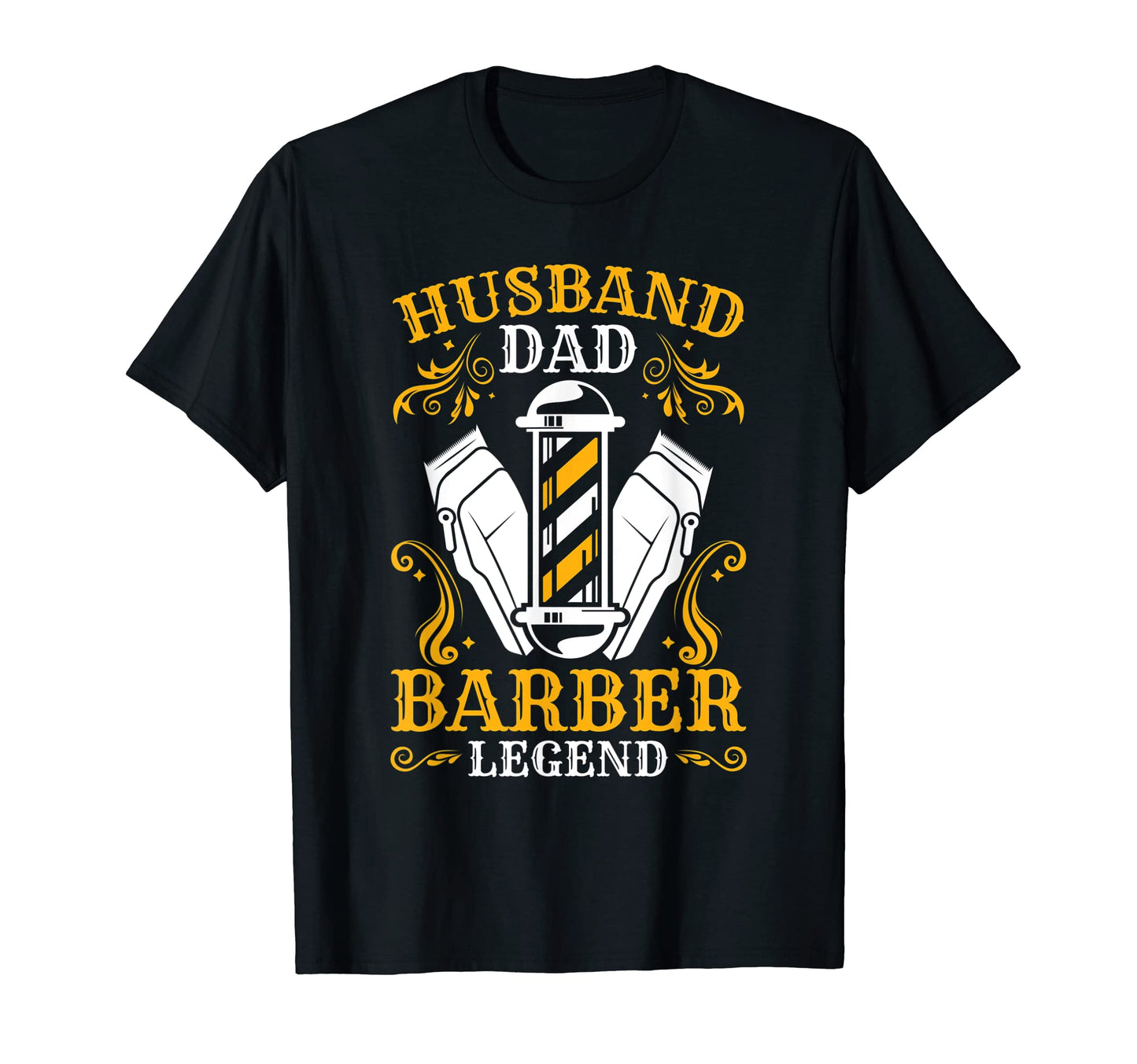 Mens Barbershop Barber Husband Dad Barber T-Shirt - Unique Graphic Unisex - T-Shirt, Sweatshirt, Hoodie