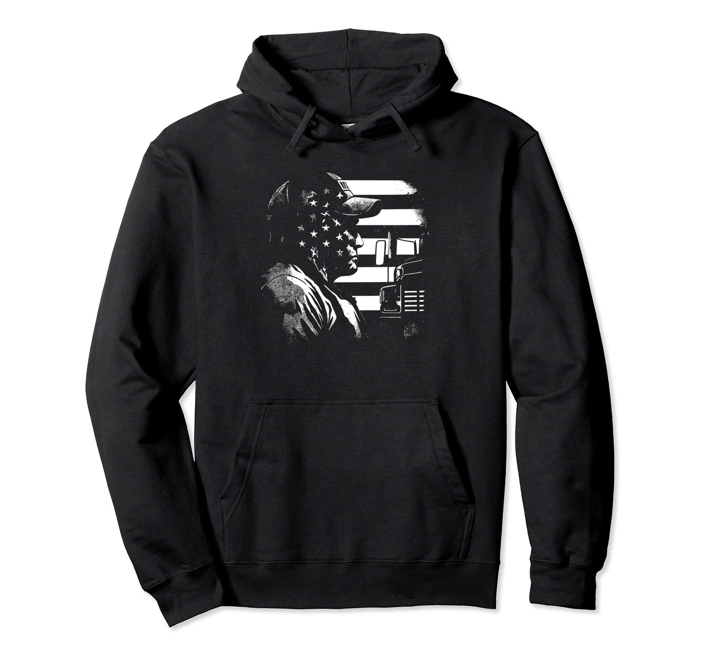 Funny Trucker American Big Rigs Diesel Hoodie - Fun Novelty Design Unisex - T-Shirt, Sweatshirt, Hoodie