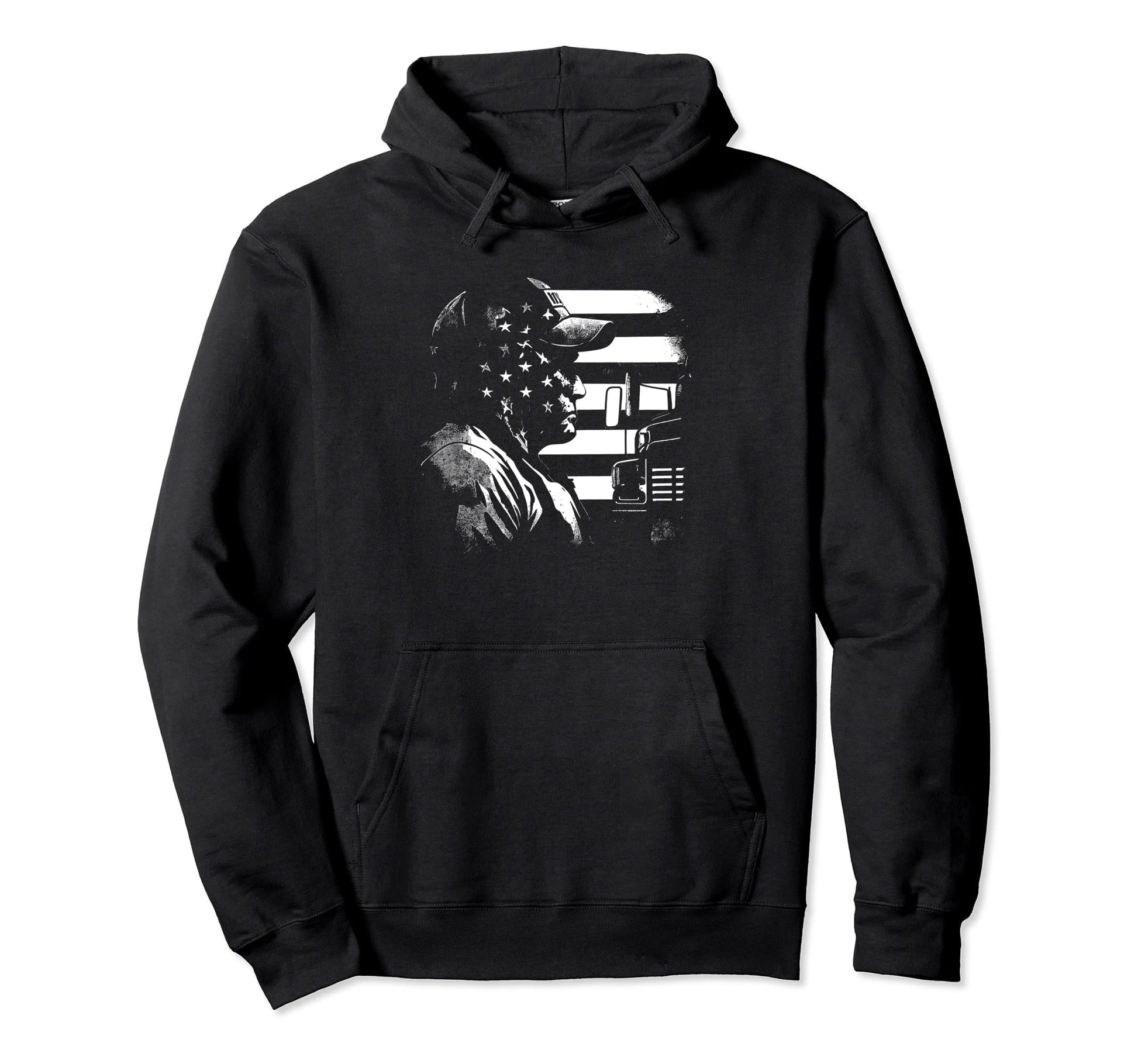 Funny Trucker American Big Rigs Diesel Hoodie - Fun Novelty Design Unisex - T-Shirt, Sweatshirt, Hoodie