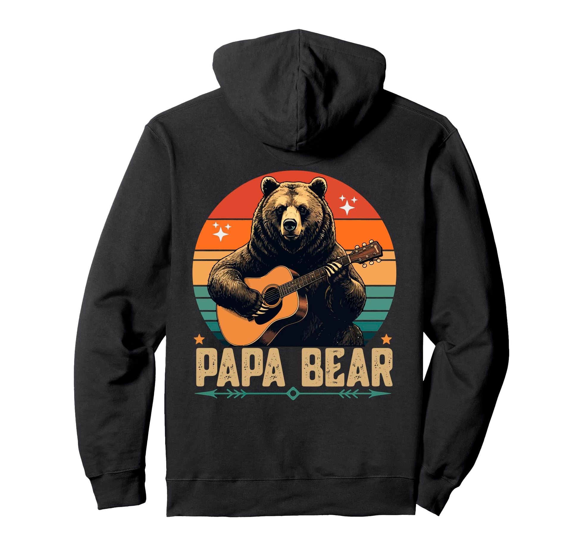 Papa Bear Fathers Day Dad Hoodie - Novelty Apparel for Adults - T-Shirt, Sweatshirt, Hoodie