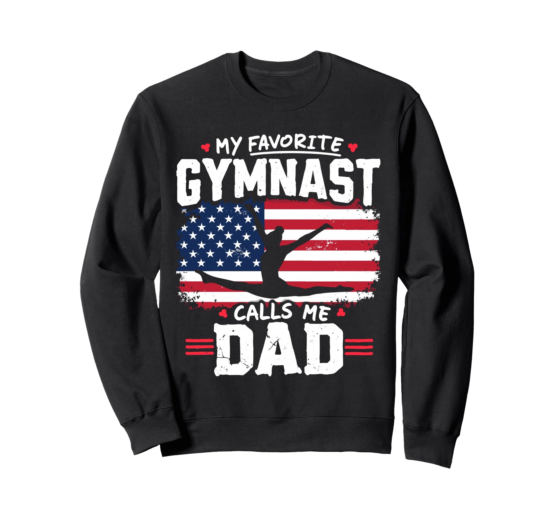 Gymnastics My Favorite Gymnast Sweatshirt - Trendy Graphic for Adults - T-Shirt, Sweatshirt, Hoodie