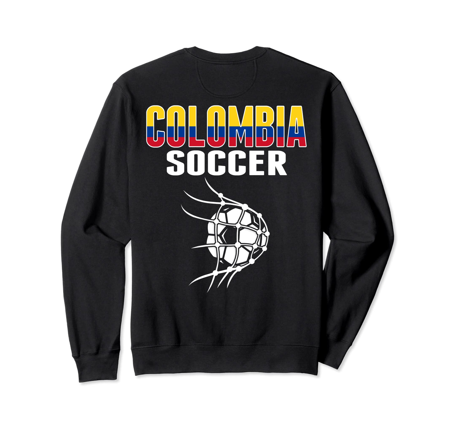 Colombia Soccer Ball Net Sweatshirt - Fun Novelty Design for Adults - T-Shirt, Sweatshirt, Hoodie