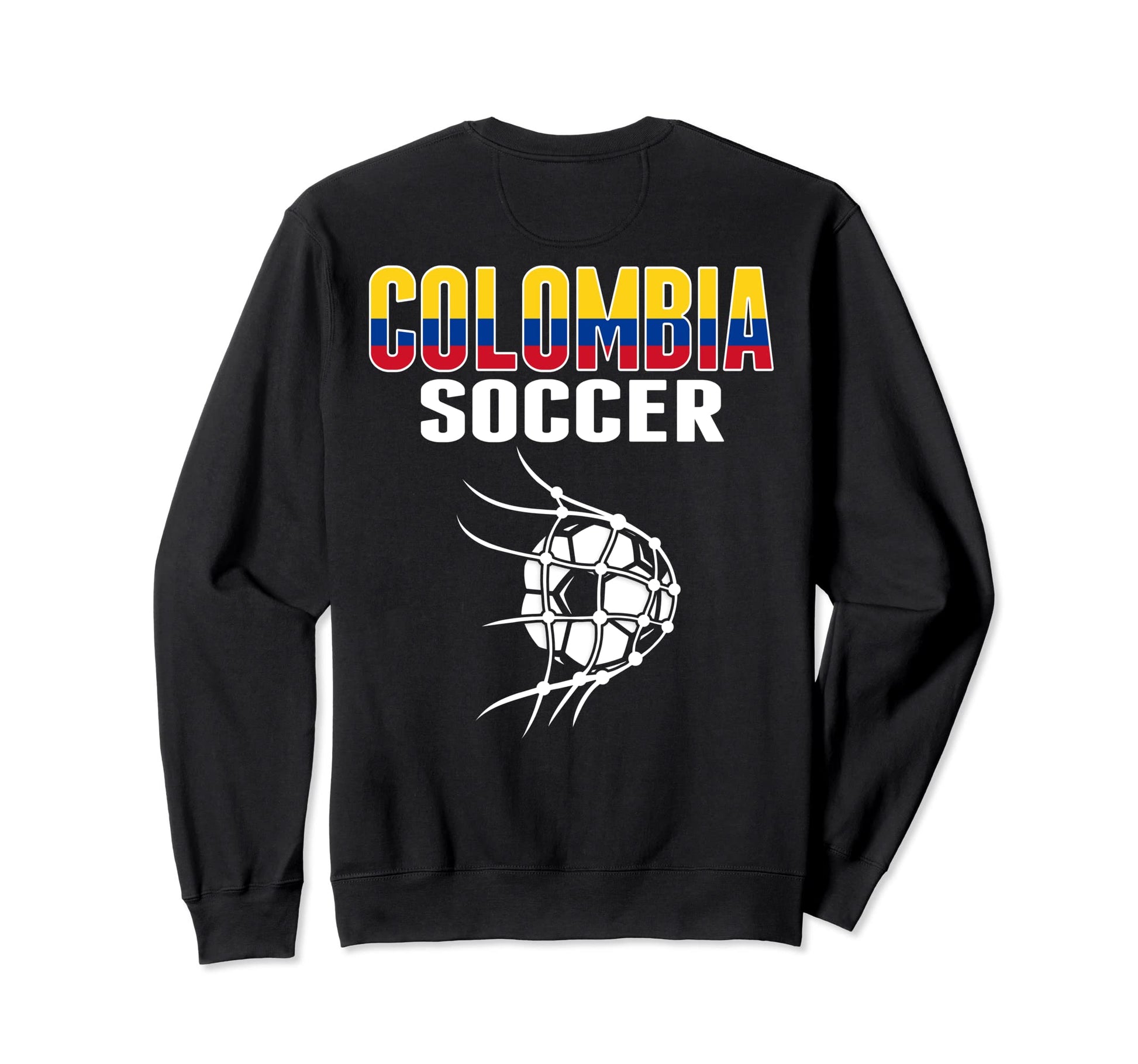 Colombia Soccer Ball Net Sweatshirt - Fun Novelty Design for Adults - T-Shirt, Sweatshirt, Hoodie