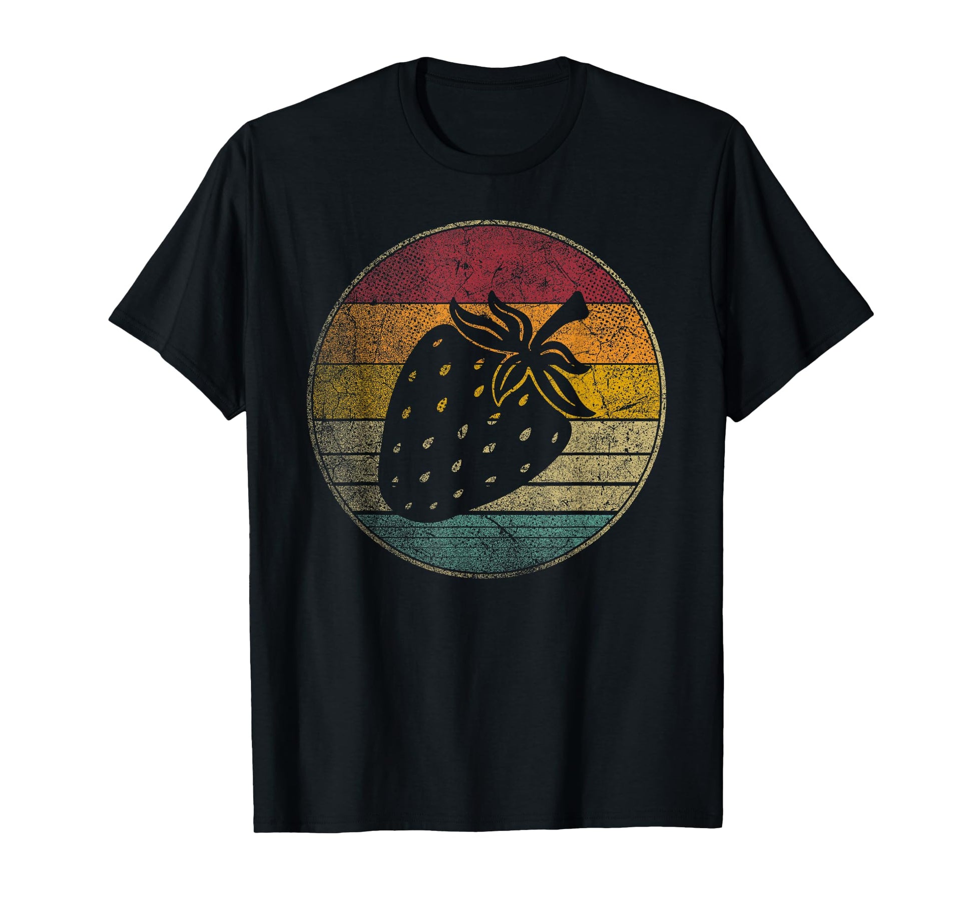 Strawberry Fruit Festival Distressed 70S T-Shirt - Streetwear Style Unisex - T-Shirt, Sweatshirt, Hoodie