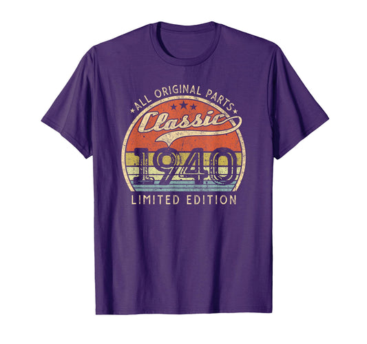 1940 Made 1940 Womens T-Shirt - Streetwear Style Men Women - T-Shirt, Sweatshirt, Hoodie