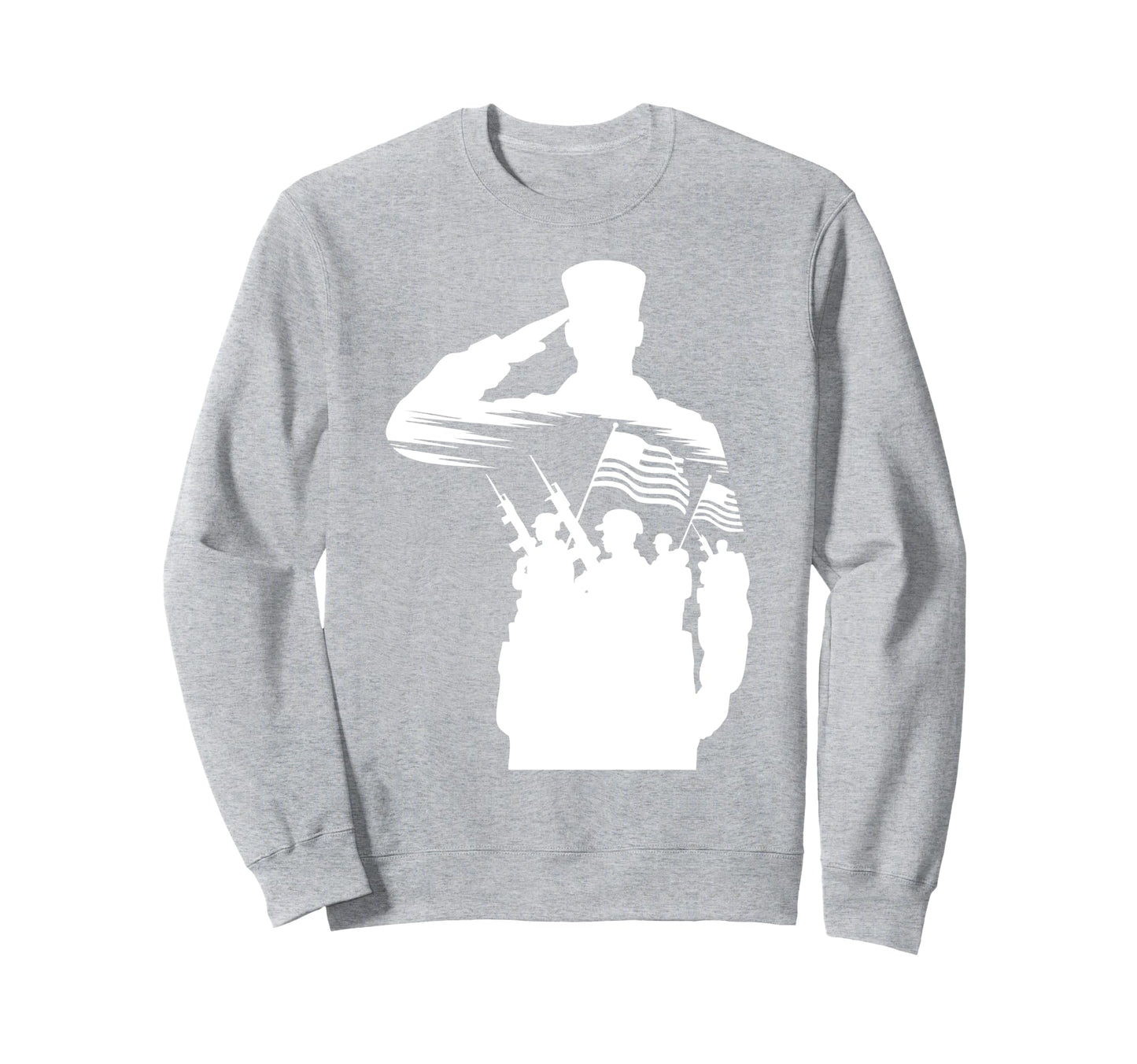 Us Soldier Scene Military Sweatshirt - Casual Everyday Wear Men Women - T-Shirt, Sweatshirt, Hoodie