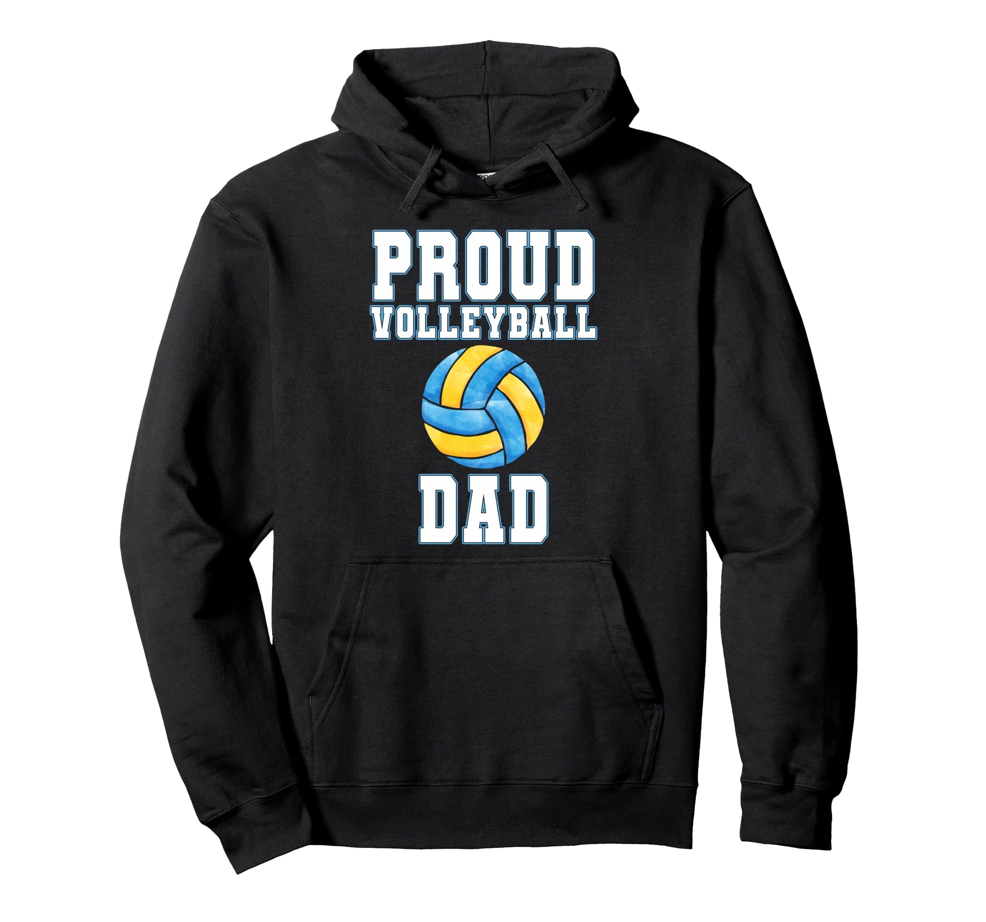 Proud Volleyball Dad Game Day Sports Parent Hoodie - Unique Graphic Unisex - T-Shirt, Sweatshirt, Hoodie