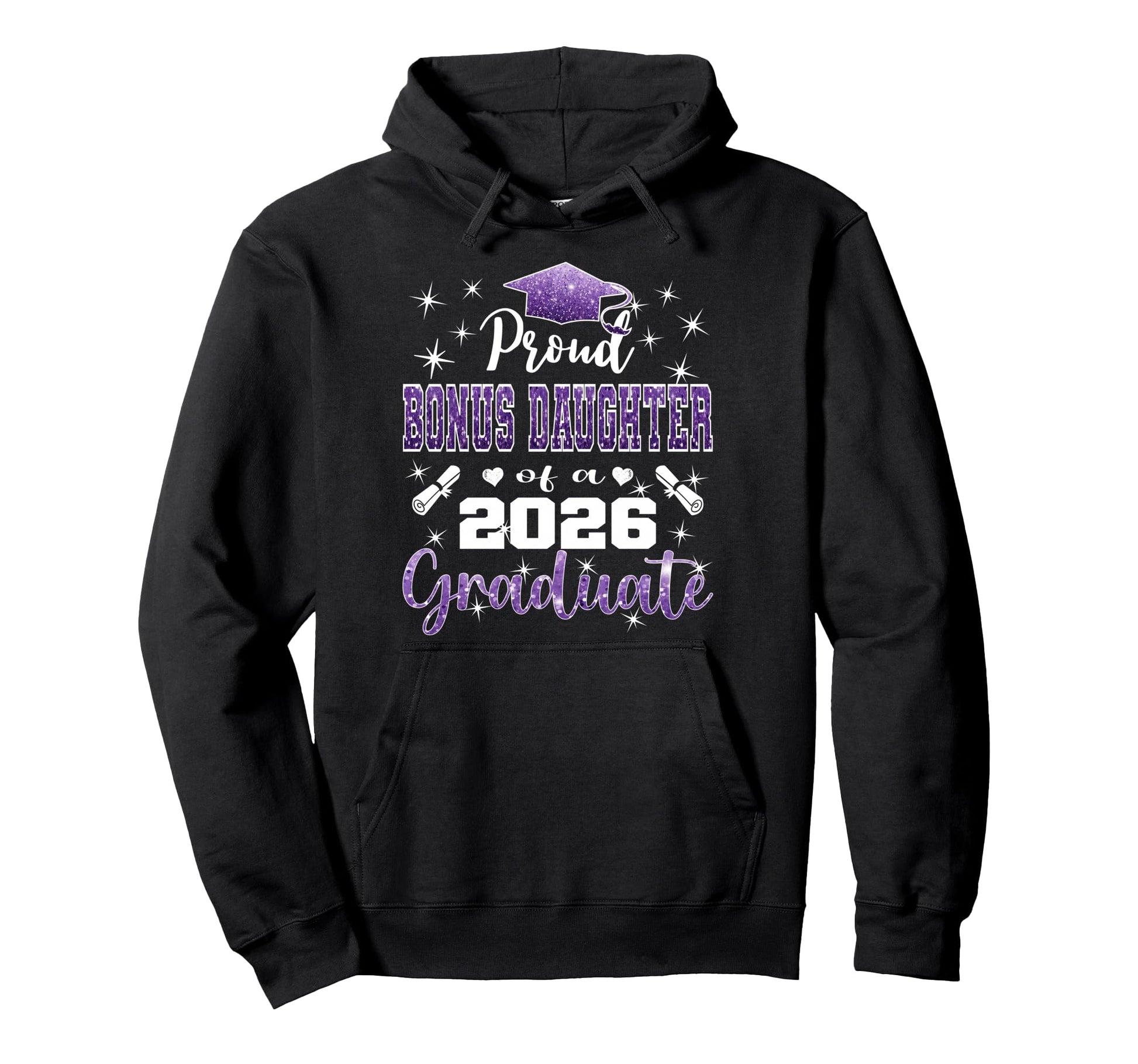 Super Proud Bonus Daughter 2026 Hoodie - Fun Novelty Design Unisex - T-Shirt, Sweatshirt, Hoodie