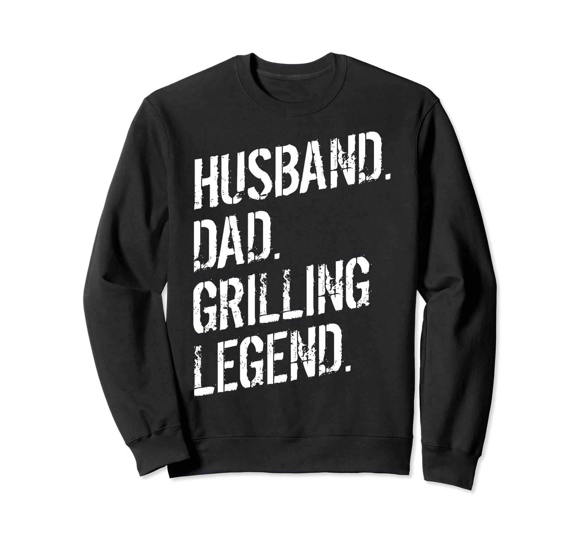 Husband Dad Grilling Legend Meat Bbq Sweatshirt - Minimalist Print Unisex - T-Shirt, Sweatshirt, Hoodie