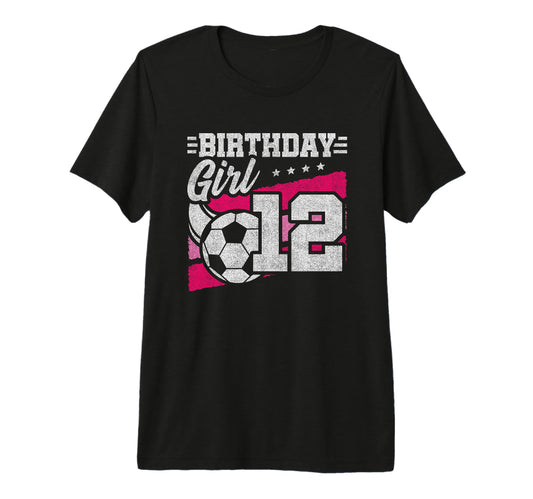12 Year Old Soccer Birthday 12Th T-Shirt - Fun Novelty Design Unisex - T-Shirt, Sweatshirt, Hoodie