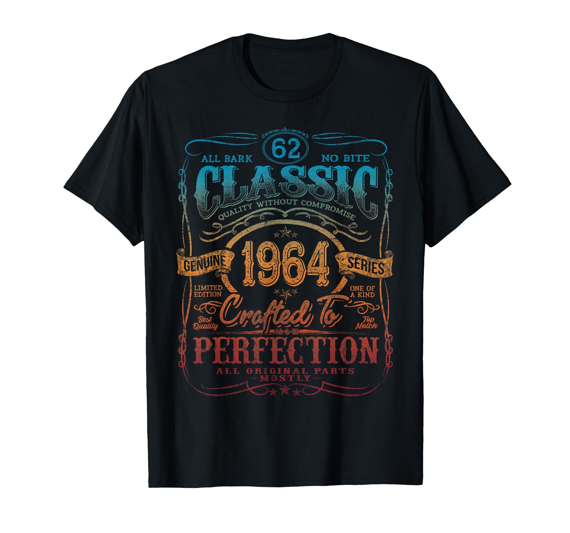 1964 62 Year Old 62Nd Birthday T-Shirt - Novelty Apparel Men Women - T-Shirt, Sweatshirt, Hoodie